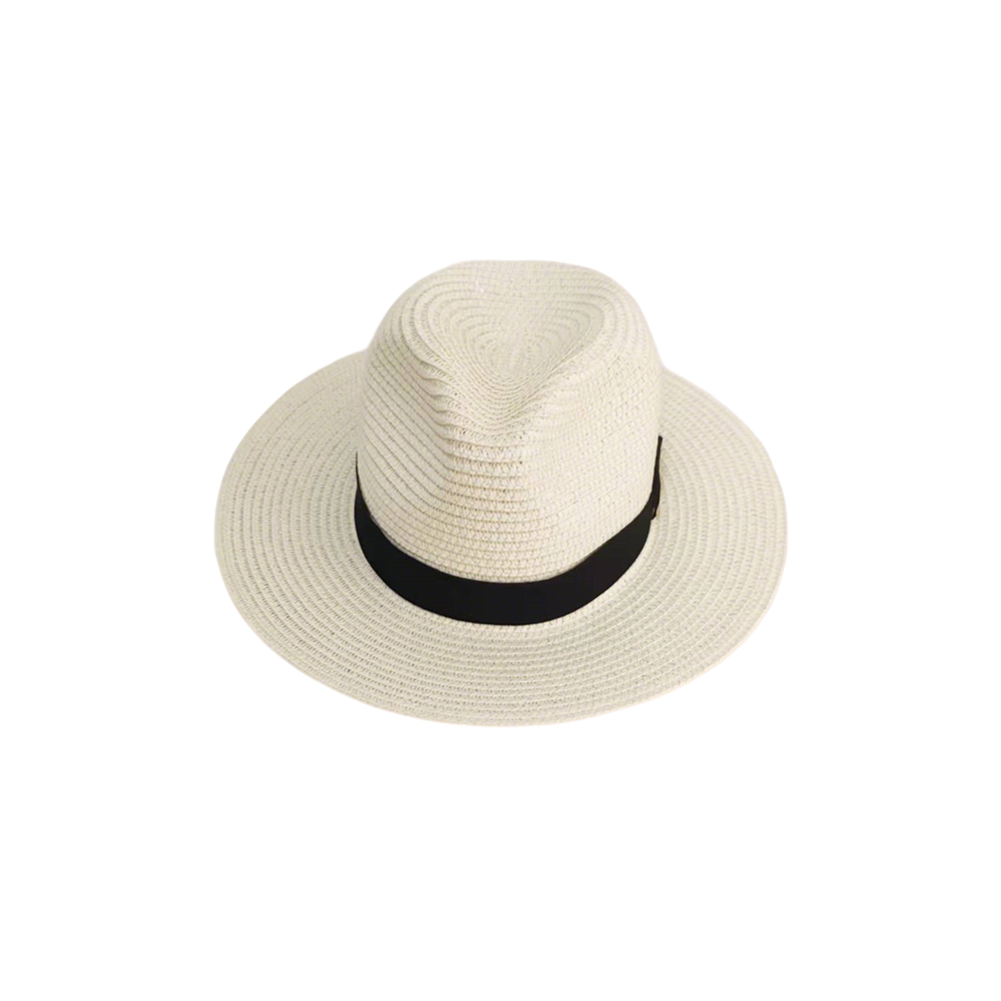 Paper Straw Panama Hat With Polyester Band 6