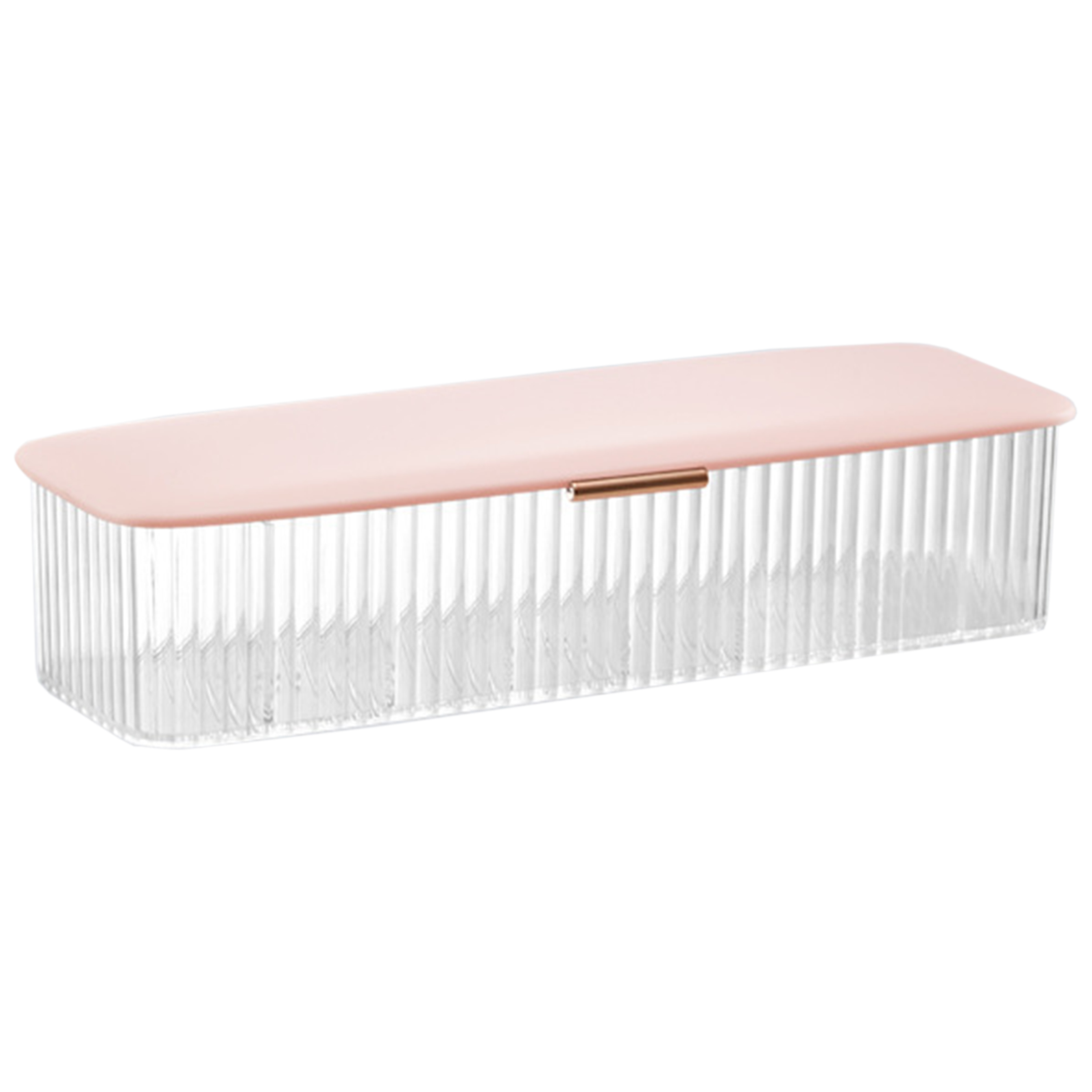 Abs Transparent Tape Covered Eight Compartment Storage Box 6
