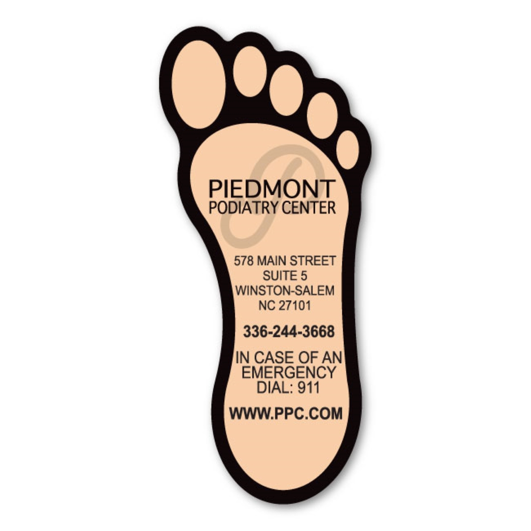 Footprint Magnet - 2" x 4" - 20 mil