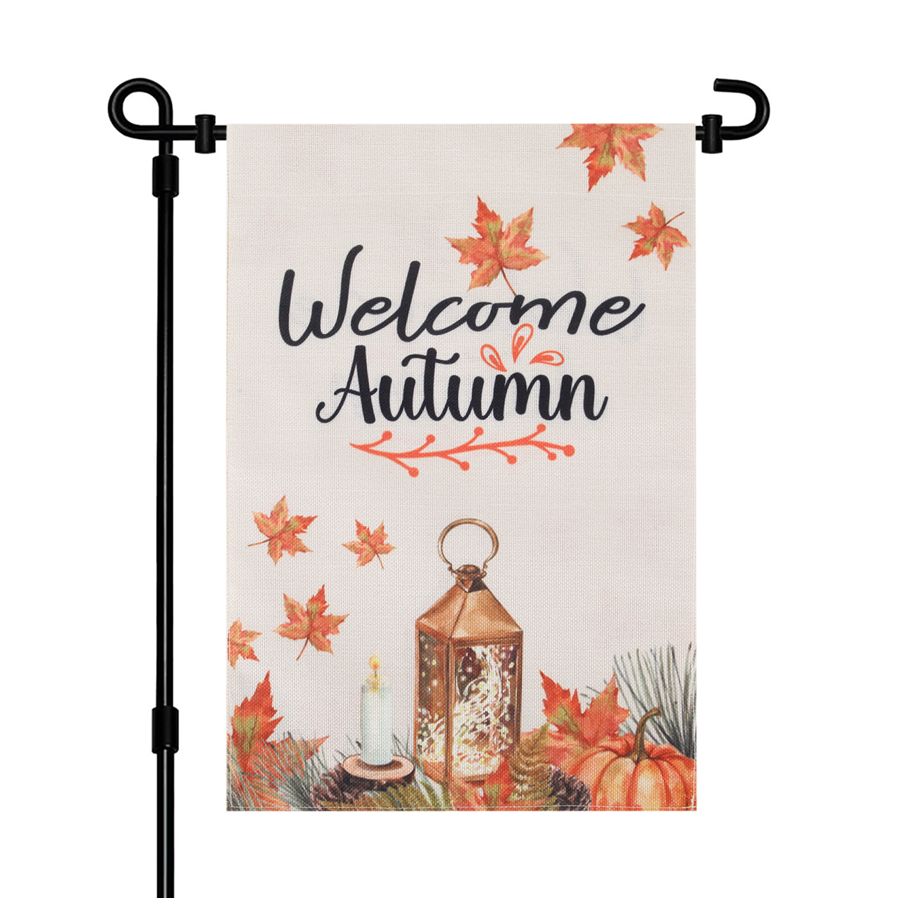 12"×18" Custom Welcome Linen Double Sided Garden Flag 4