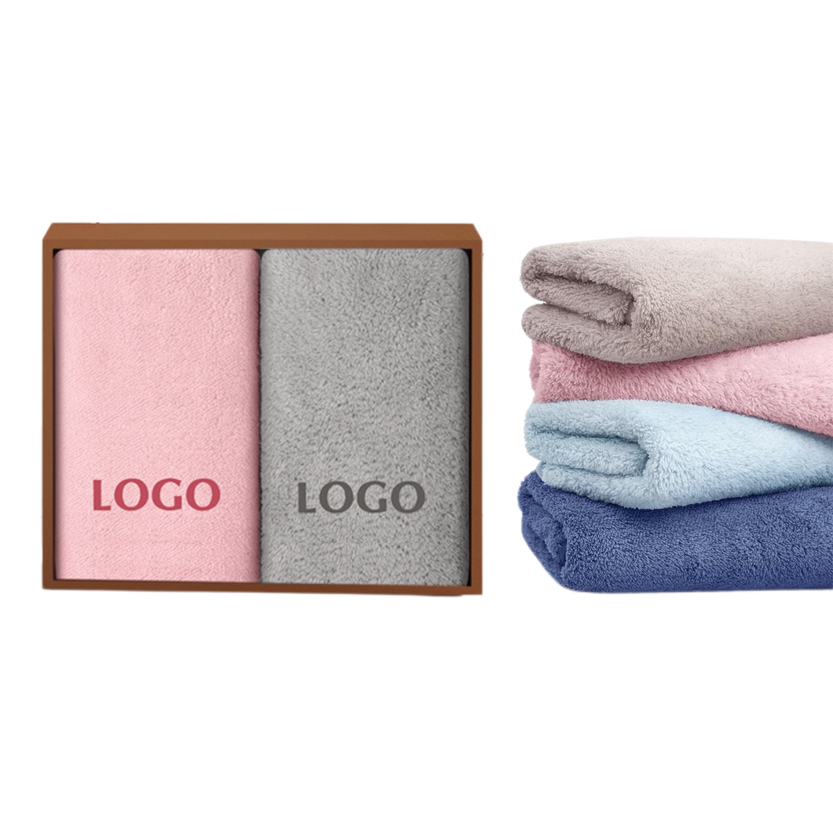Bamboo Fiber Towel Set of 2 (direct import) 5