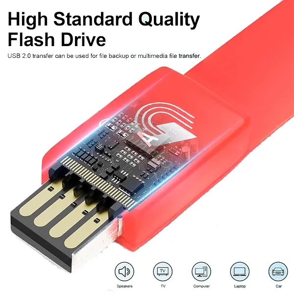 Silicone Bracelet Wristband 4G U Disk 4