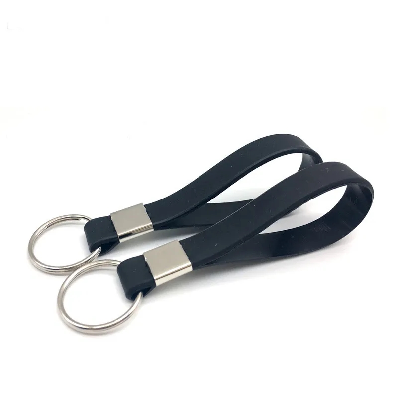 Silicone Keychain Bracelet Inspirational Key Ring 4