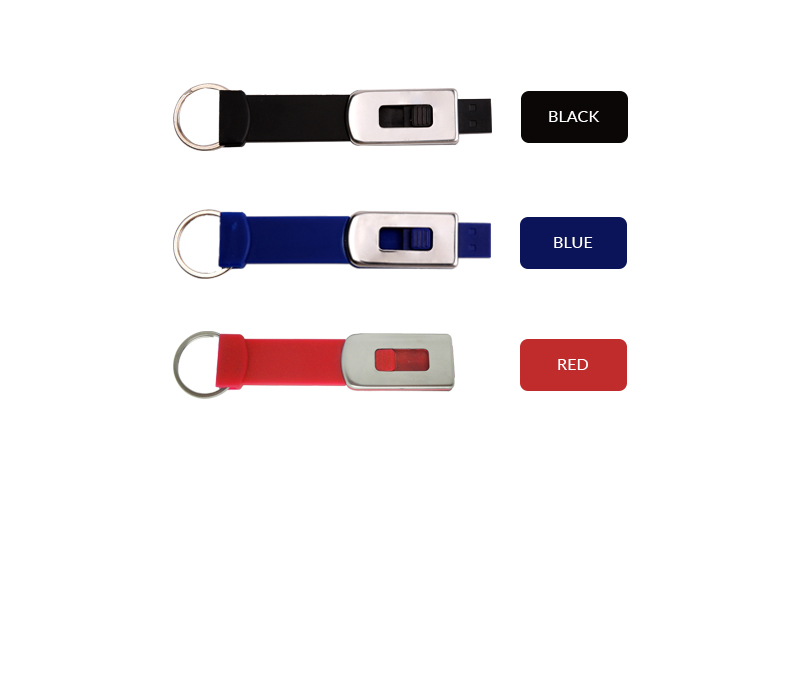 Keyring Strap with Retractable USB Flash Drive 2
