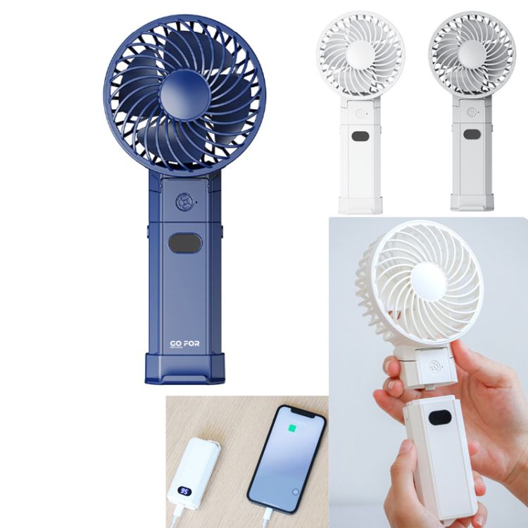 Rechargeable Personal Hand Fan With Charger 2