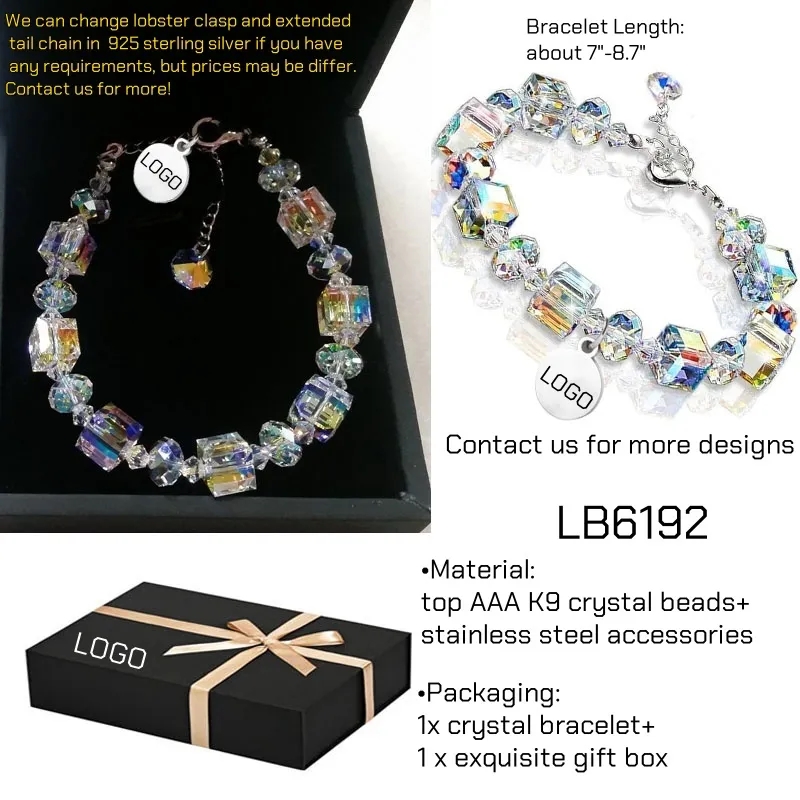 Multicolor Crystal Bracelet Stunning Jewelry Gift for Her 2
