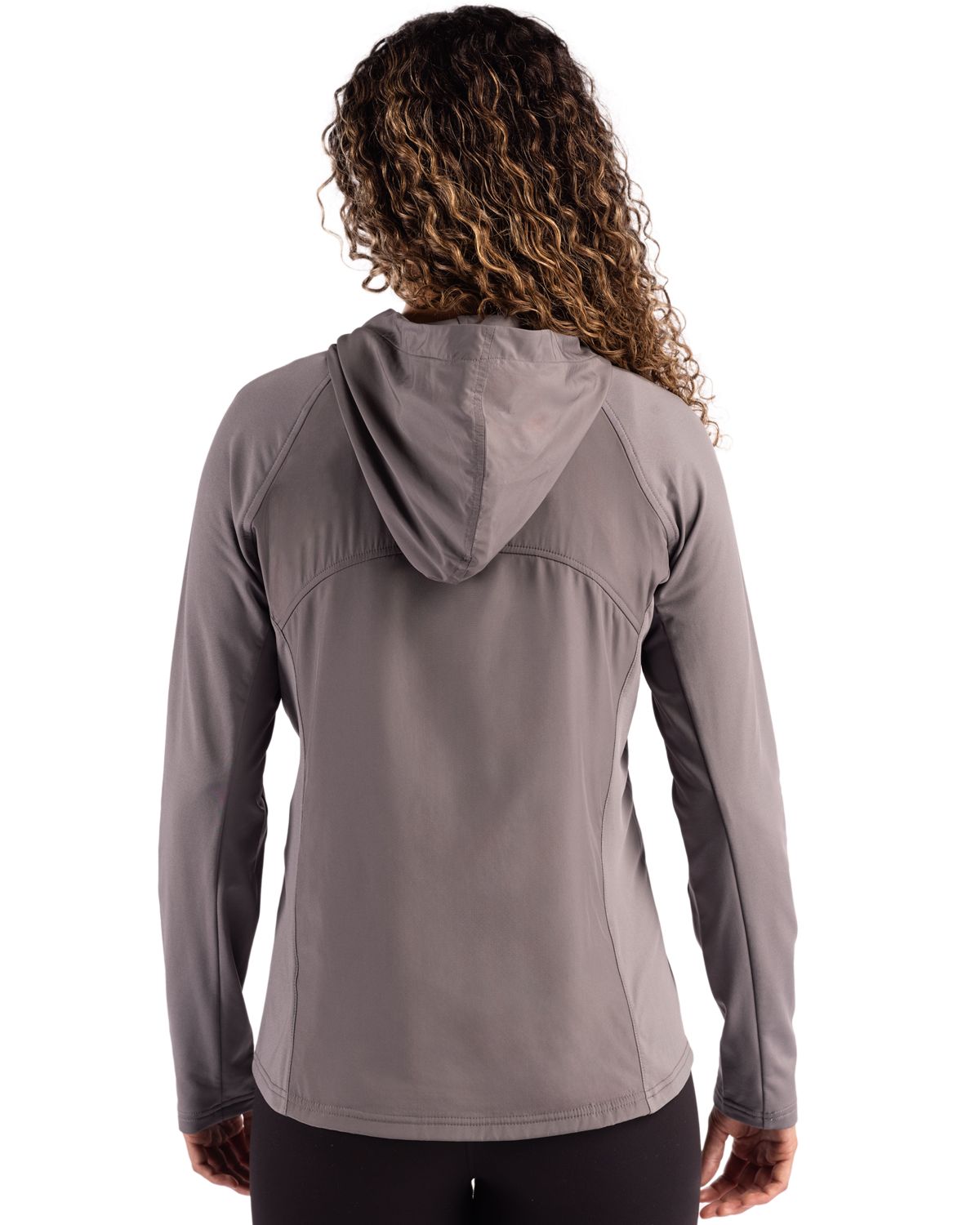 Cutter & Buck Adapt Recycled Soft Knit Stretch Womens Hybrid Full Zip Jacket 86