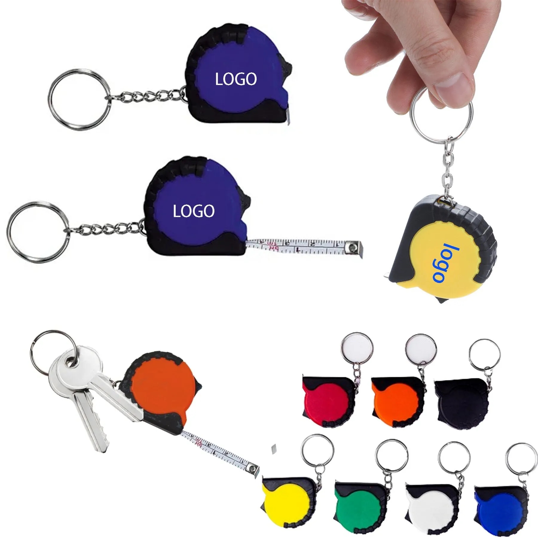 Mini Tape Measure Keychain 2