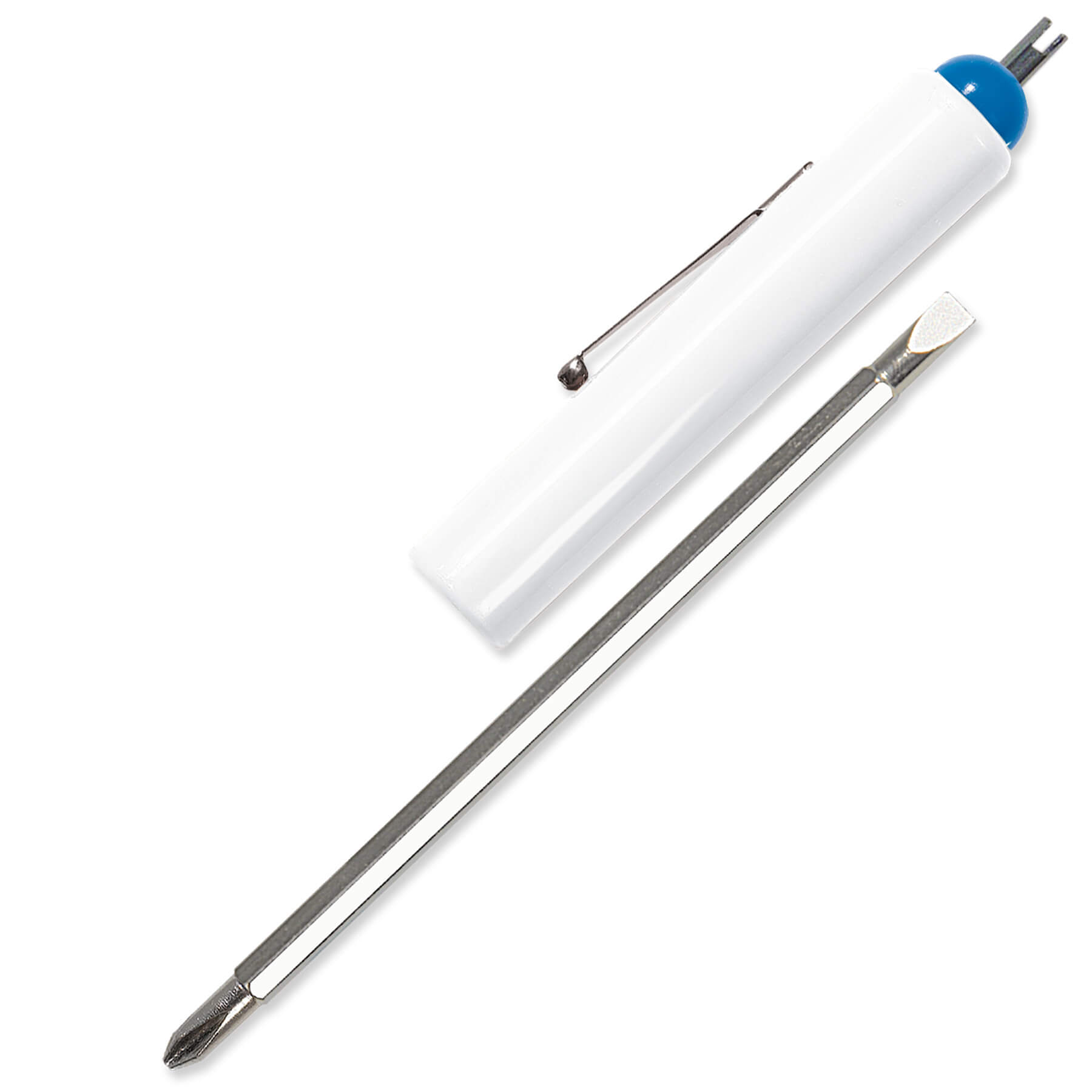 Jumbo Pocket Screwdriver Reversible Flat Blade + Valve Stem 13