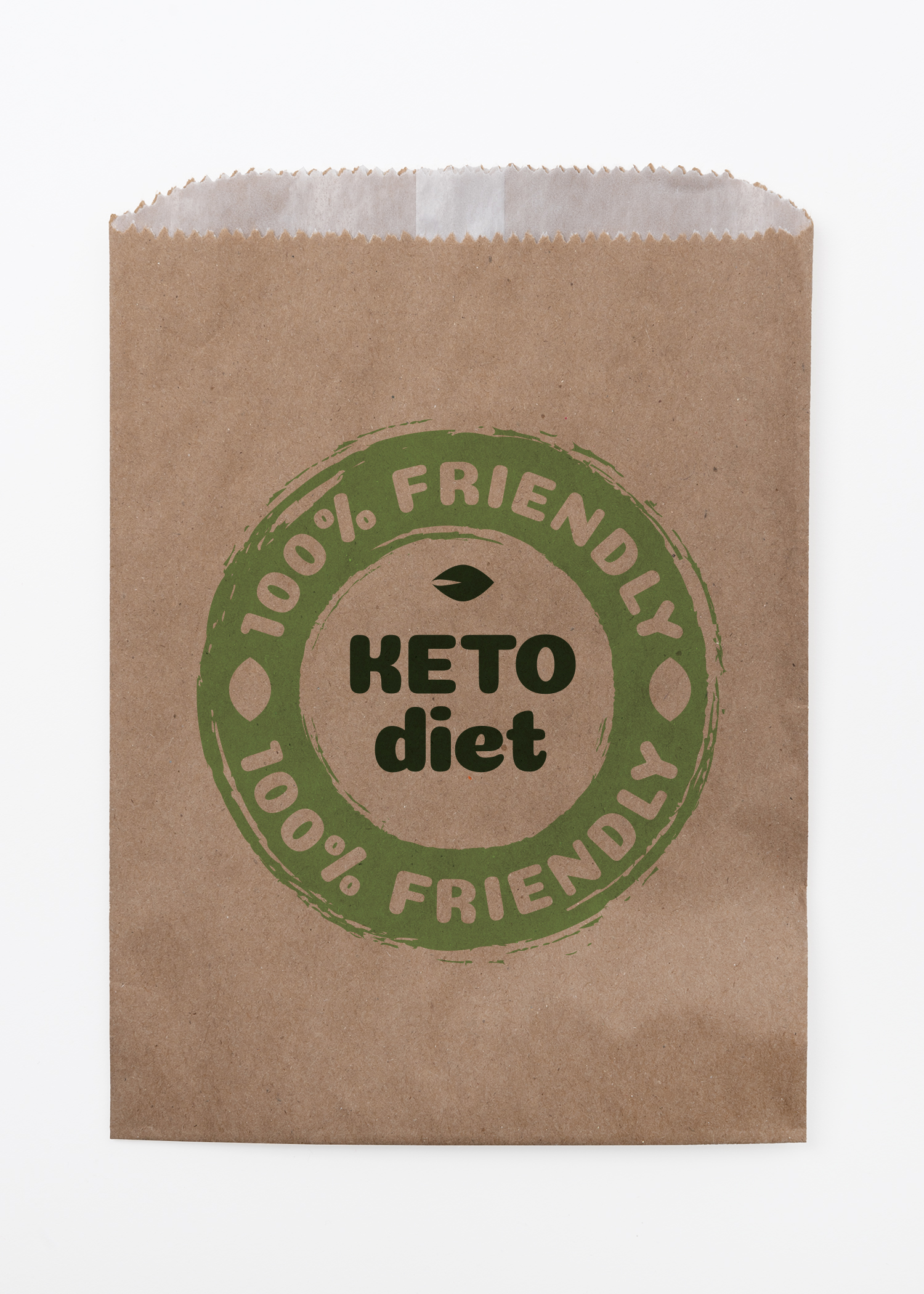 Full Color Natural Food Safe Paper Bags (5.75" x 7.5")