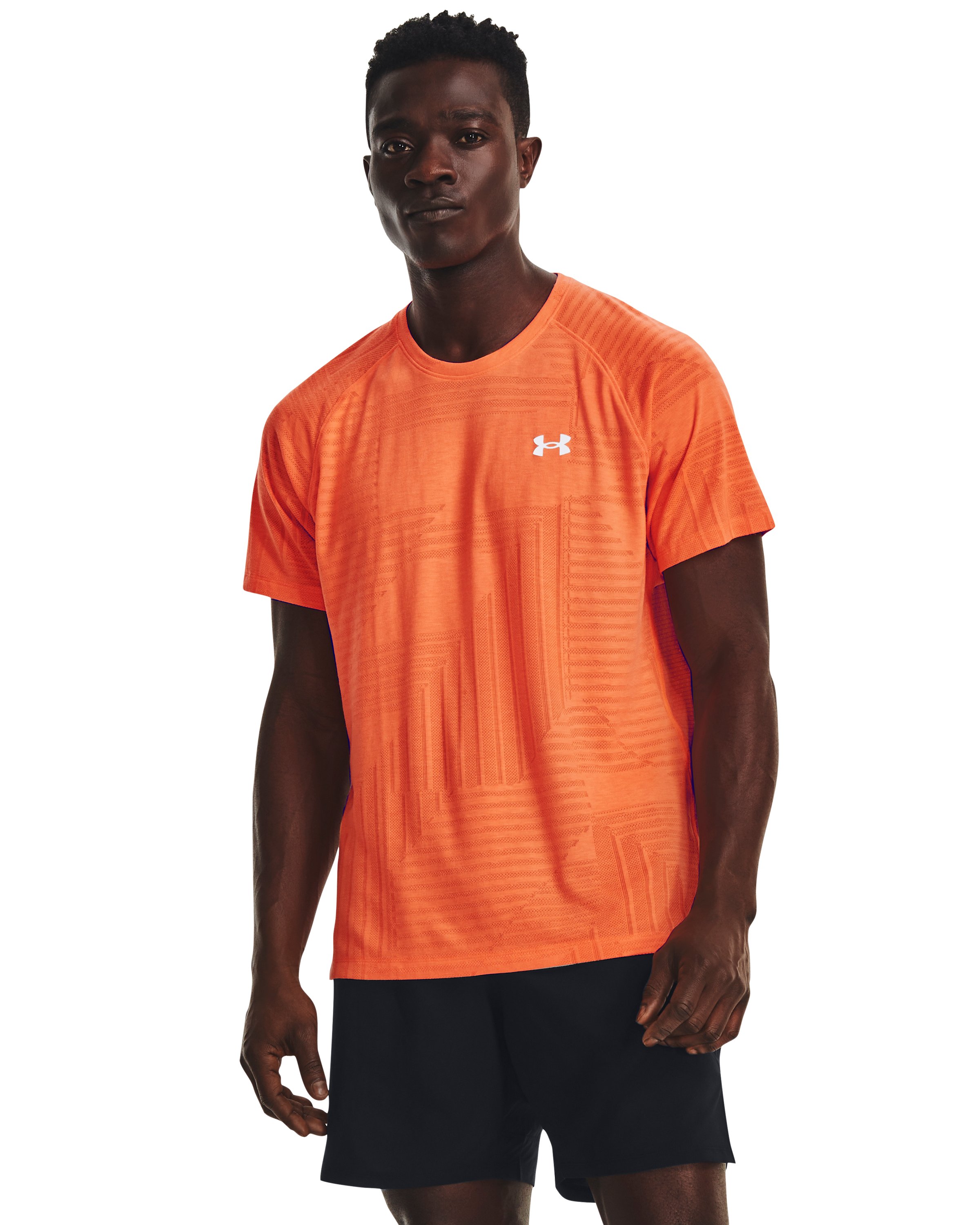 Men's UA Streaker Deco Diamond Short Sleeve  5
