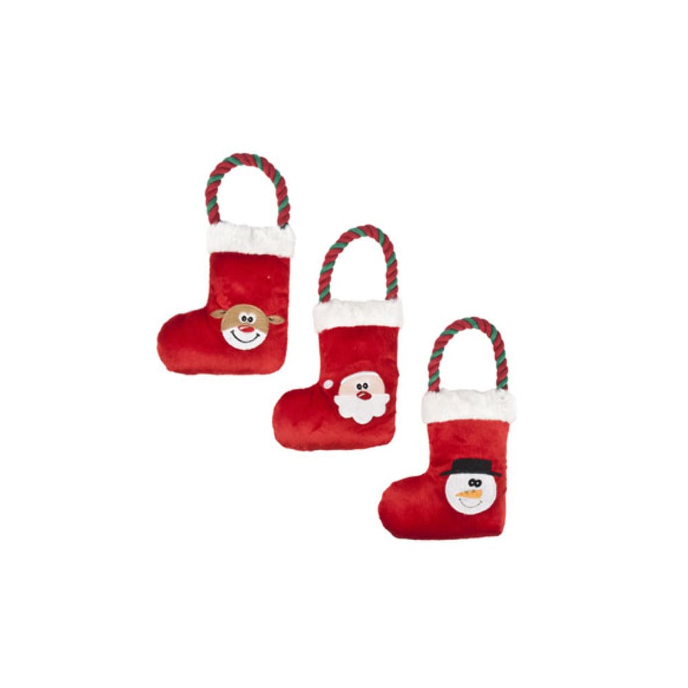 Dog Toy Christmas Stockings - Assorted 2