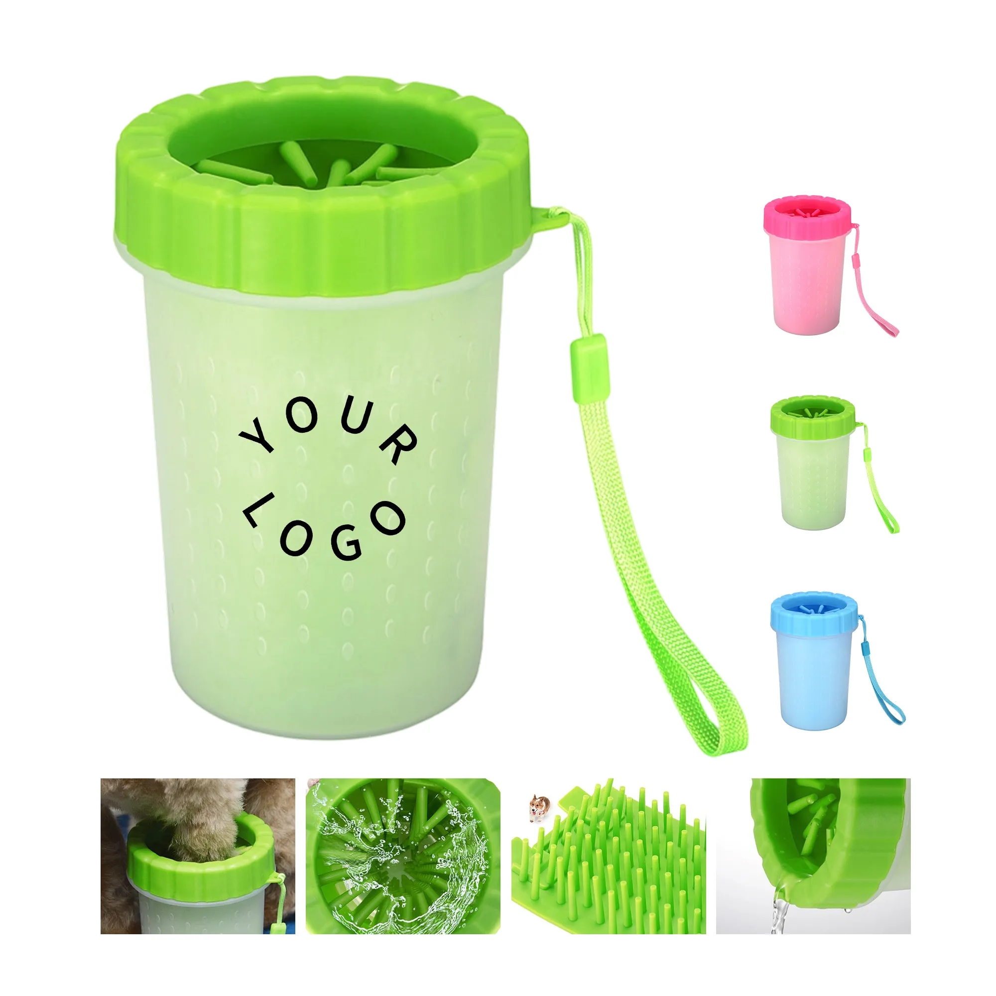Pet Foot Washing Cup Plastic 2
