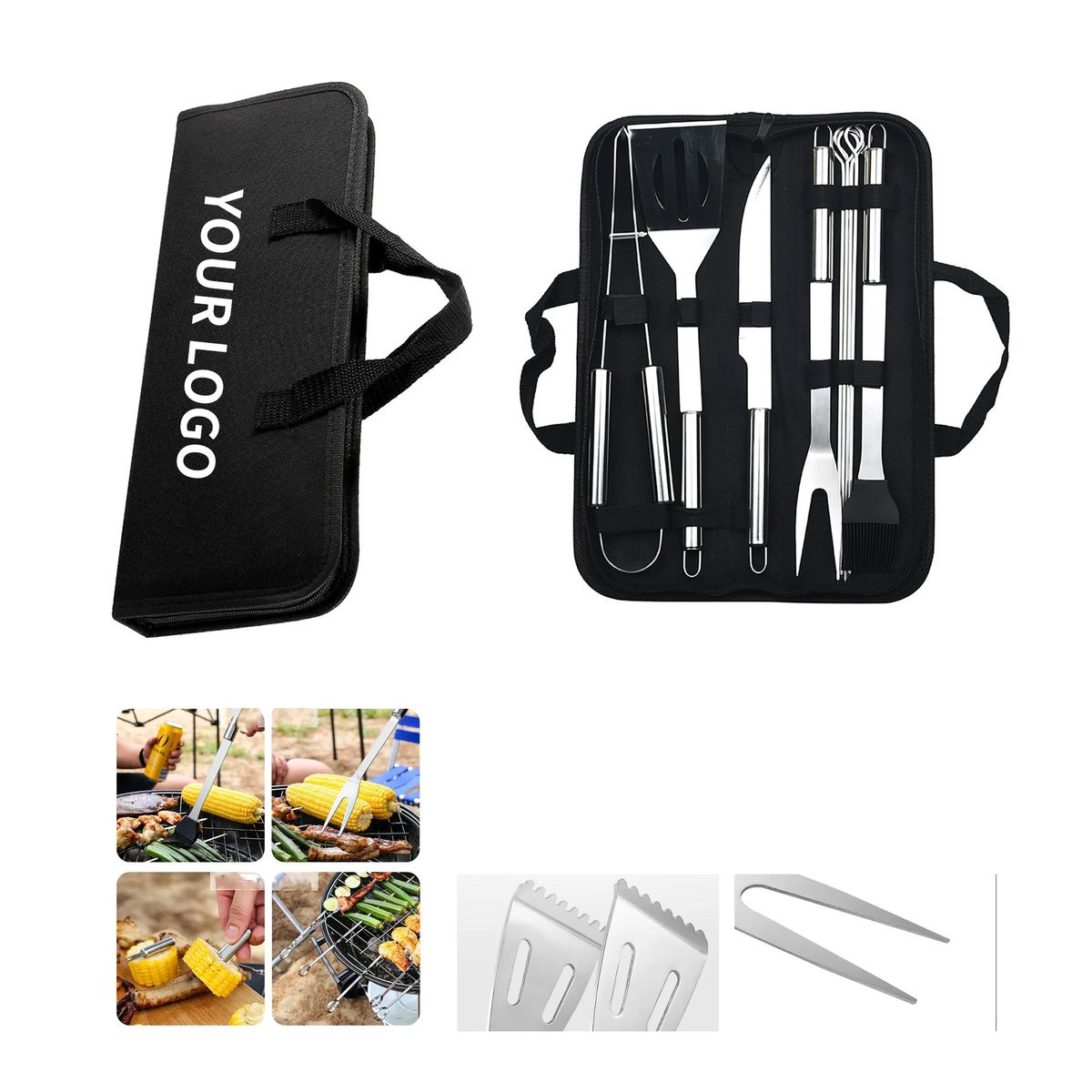 Durable BBQ Utensil Set for Camping and Backyard Cooking 2