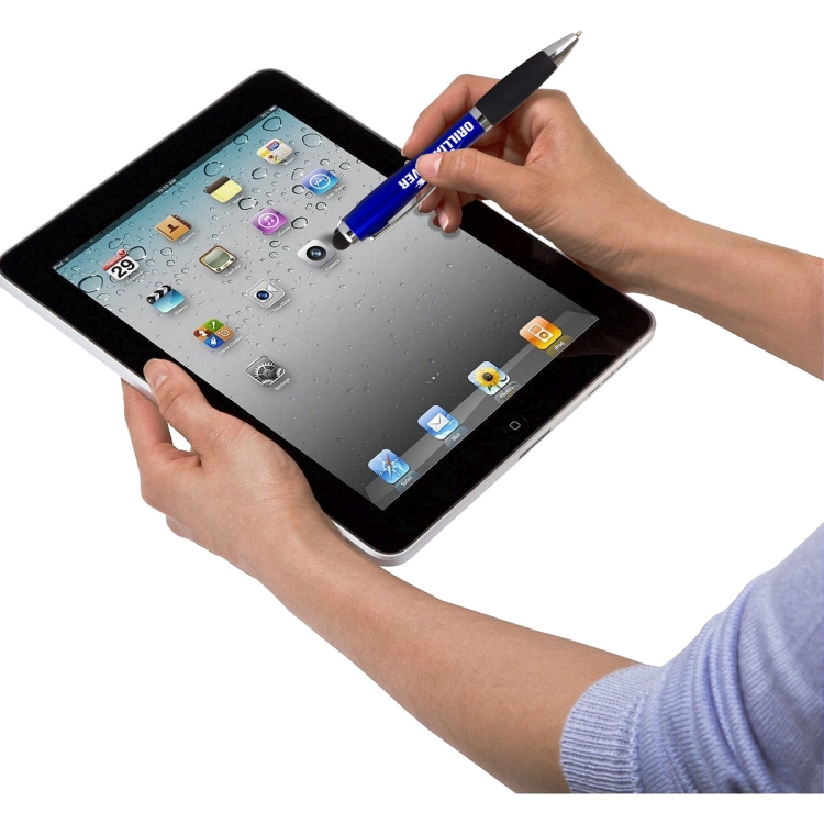 "The Cardiff" Laser Logo Light Up Stylus Pen 19