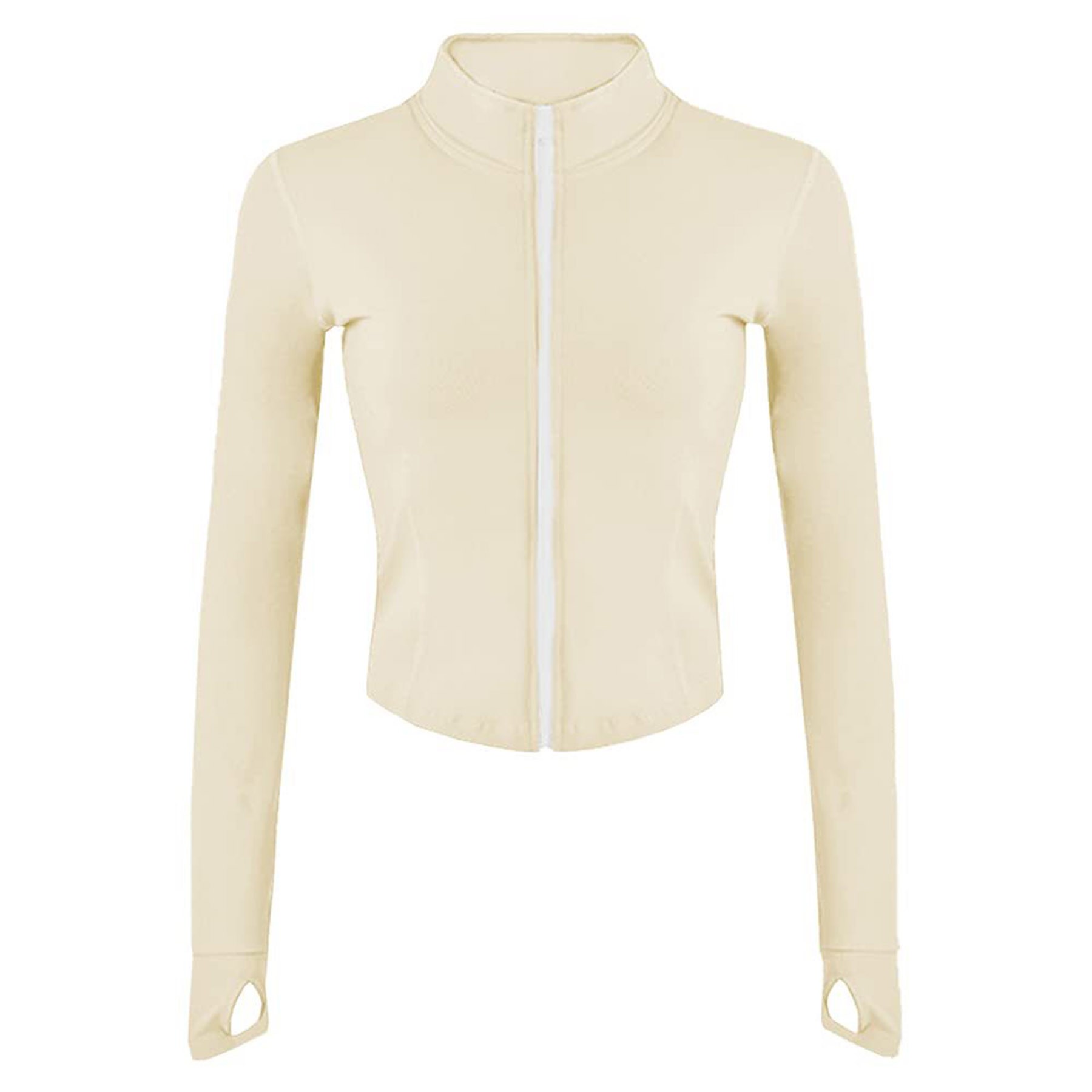 Womens Lightweight Full Zip Running Track Jacket 7