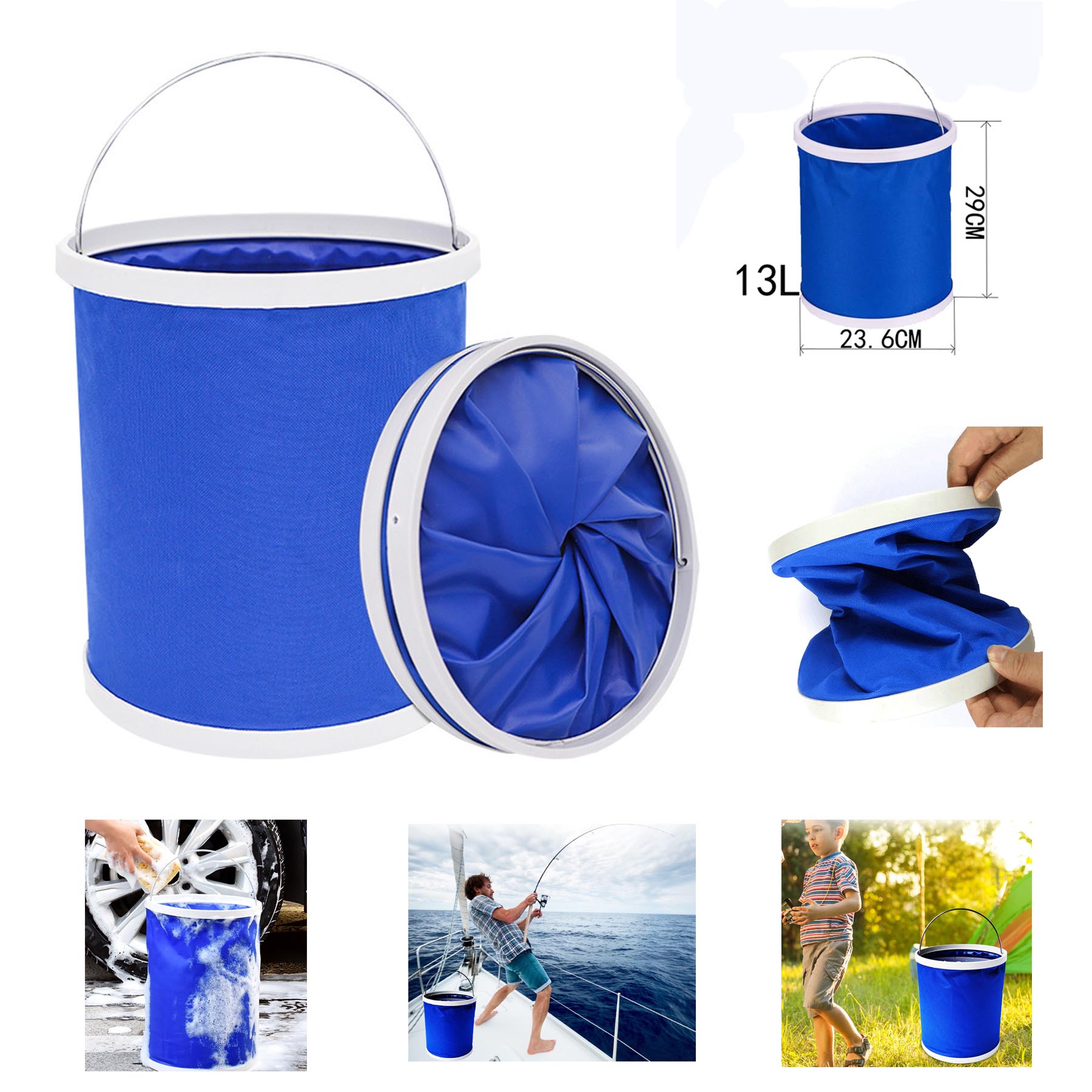13L Foldable Outdoor Bucket 2