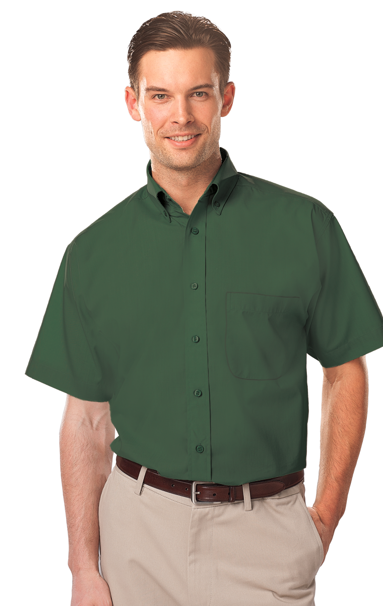 Men's Short-Sleeve Value Poplin Shirt 29