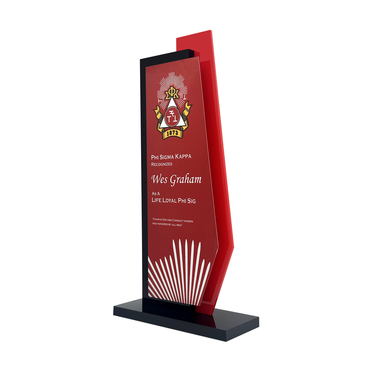 Conquest Acrylic Award 2