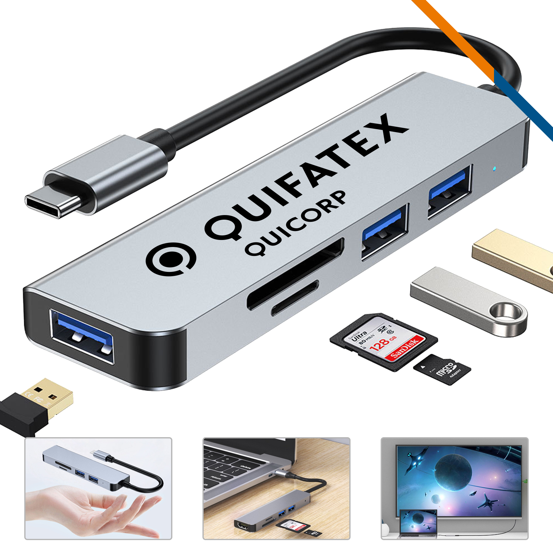 Gfort 5in1 USB Hub 3