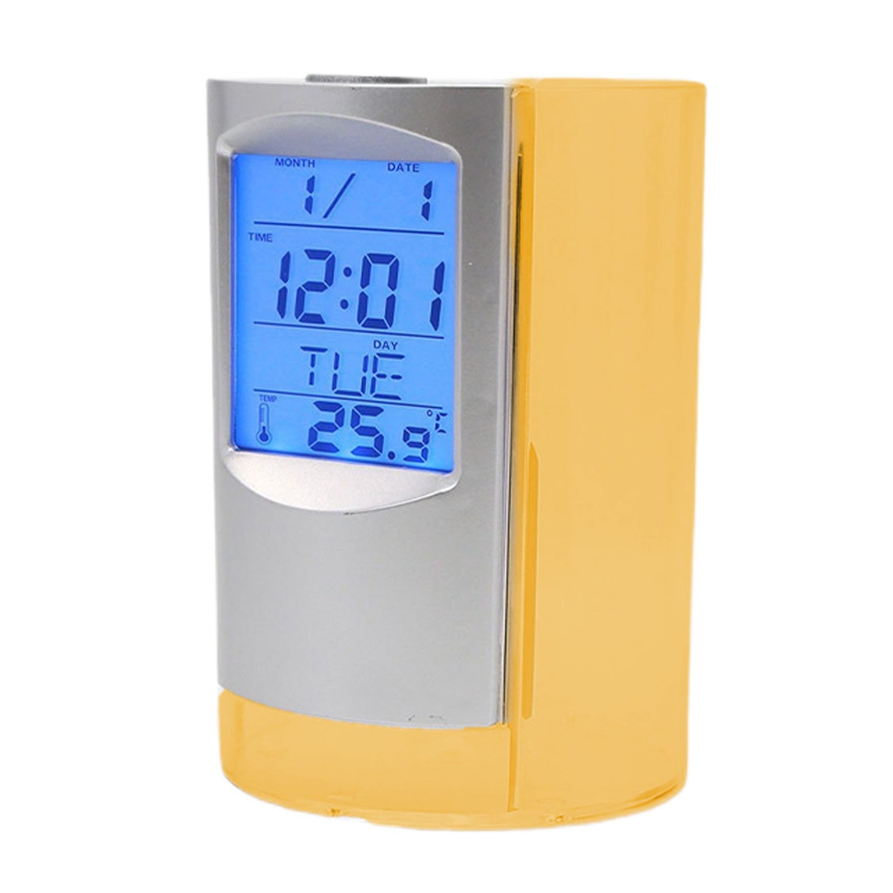 Desktop Alarm Clock Pen Holder 3