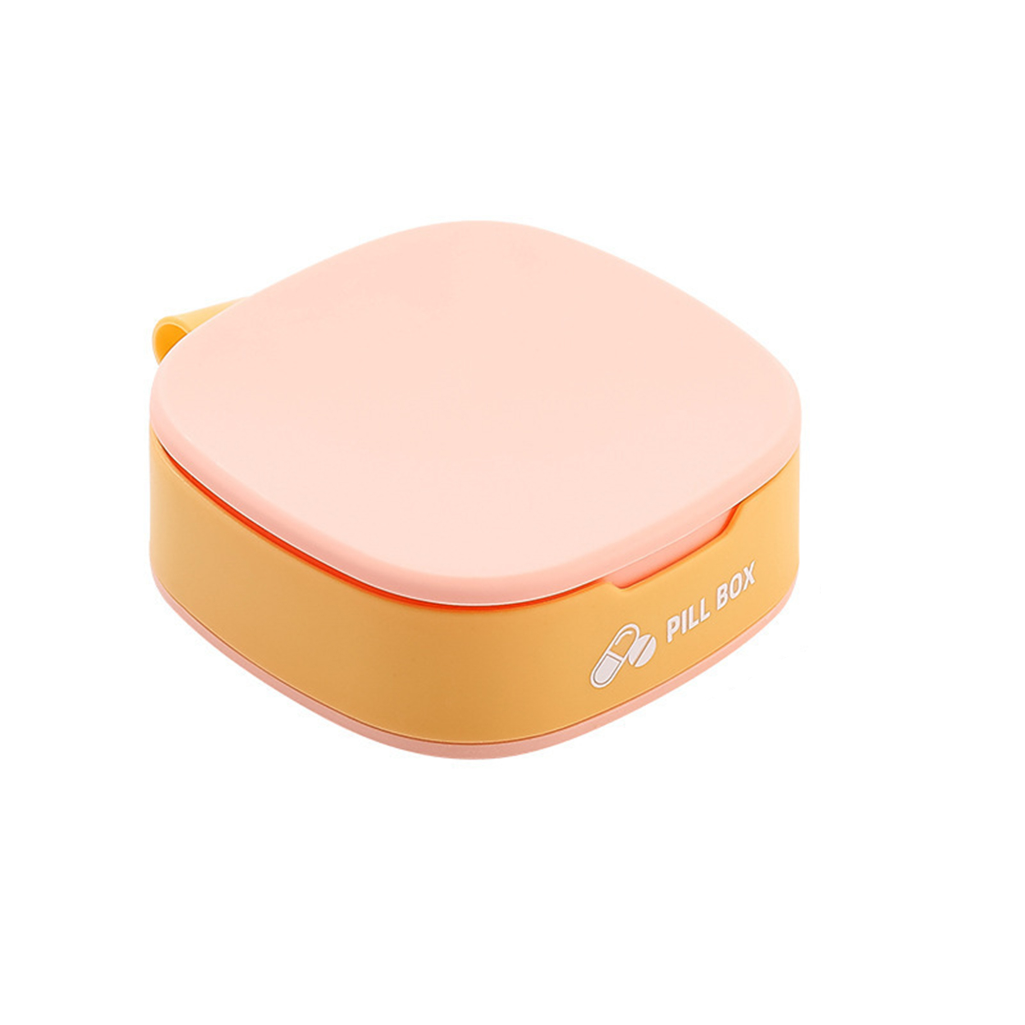 BPA Free Four Slot Travel Case 3" x 3" x 1.1" 4