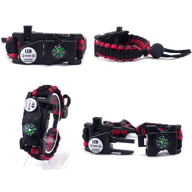 20 in 1 Outdoor Survival Paracord Bracelet 8