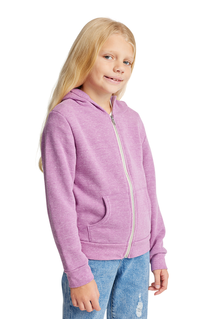 Youth Triblend Fleece Zip Hoodie 4