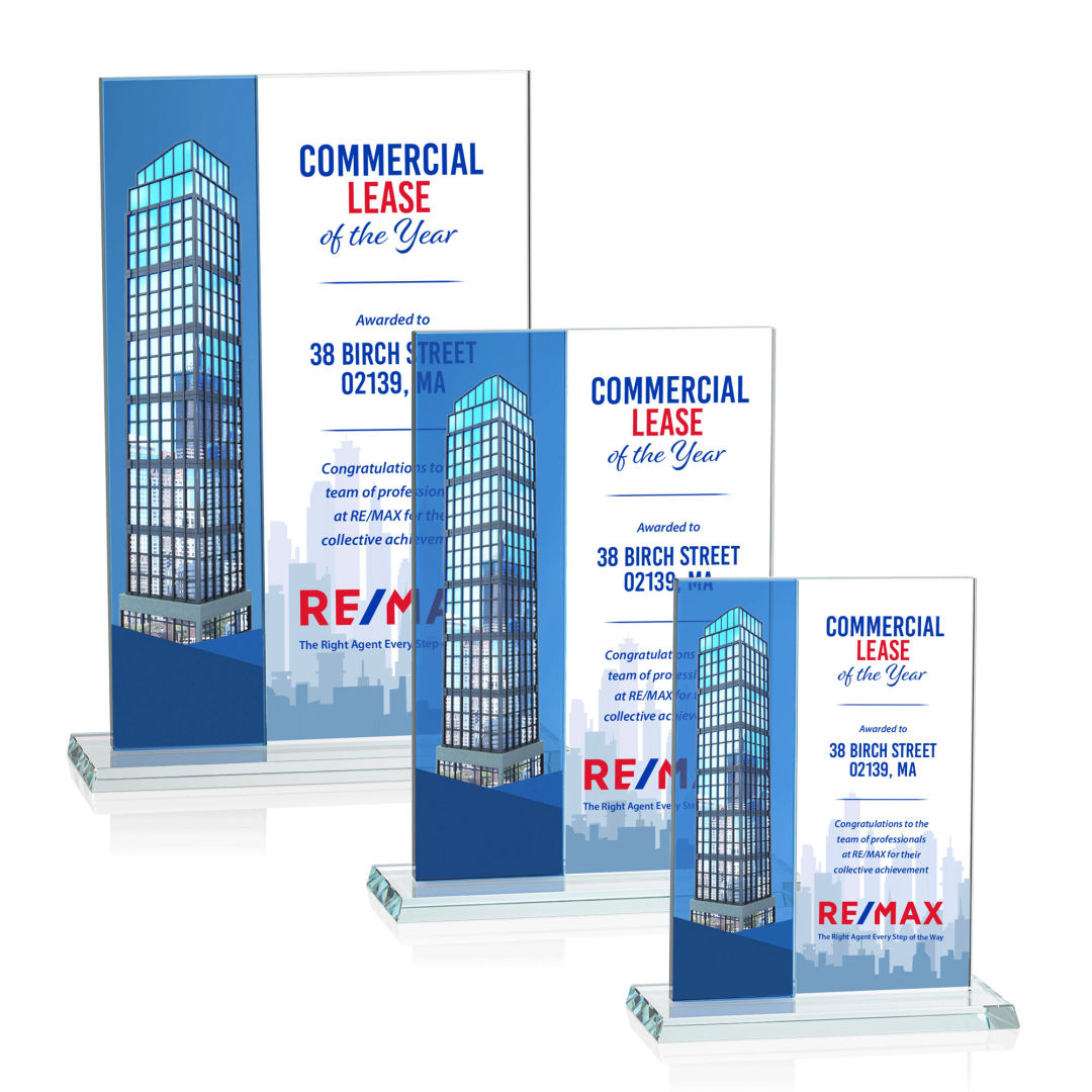 Composite Vertical VividPrint™ Award - Blue