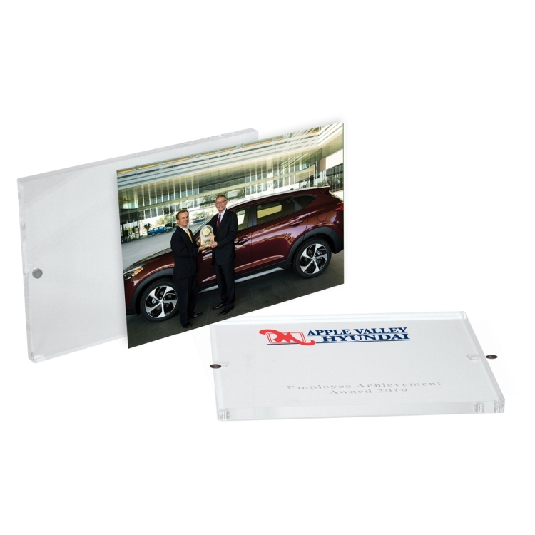 Screen Printed Acrylic Magnetic Frame (4"x 6"x 3/4") 10