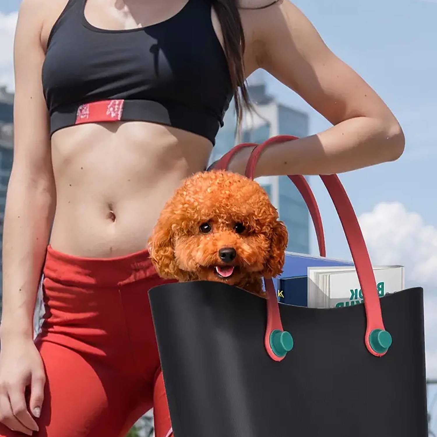 Lightweight and Durable EVA Crescent-Shaped Beach Bag 11