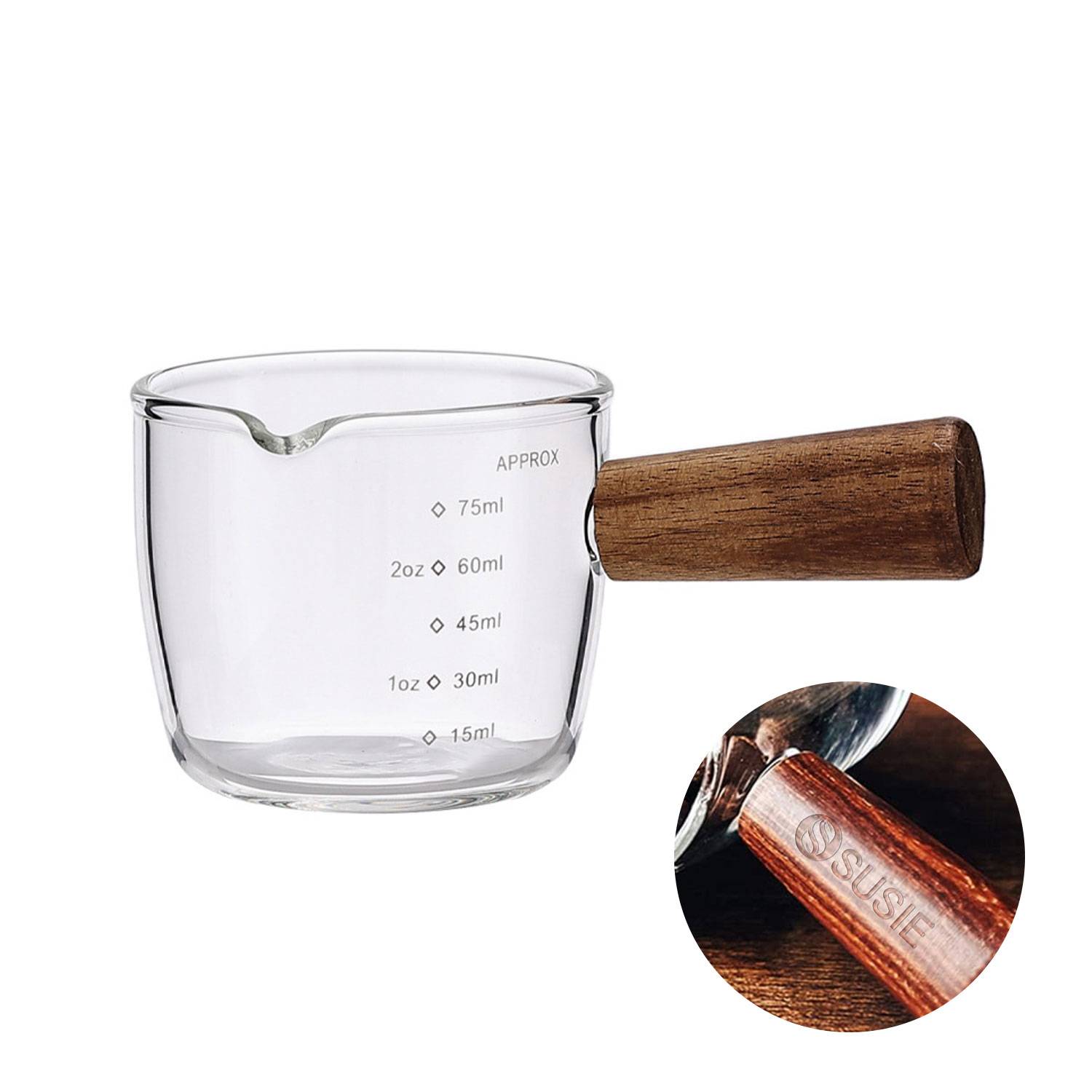 2Oz Double Spout Shot Glass 12