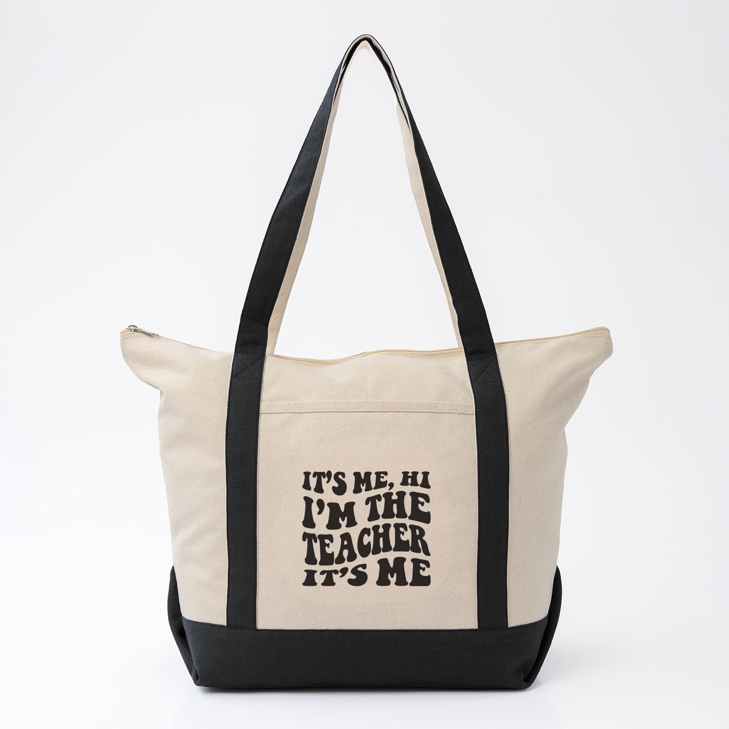 FULL COLOR SARATOGA ZIPPERED COTTON BOAT BAG