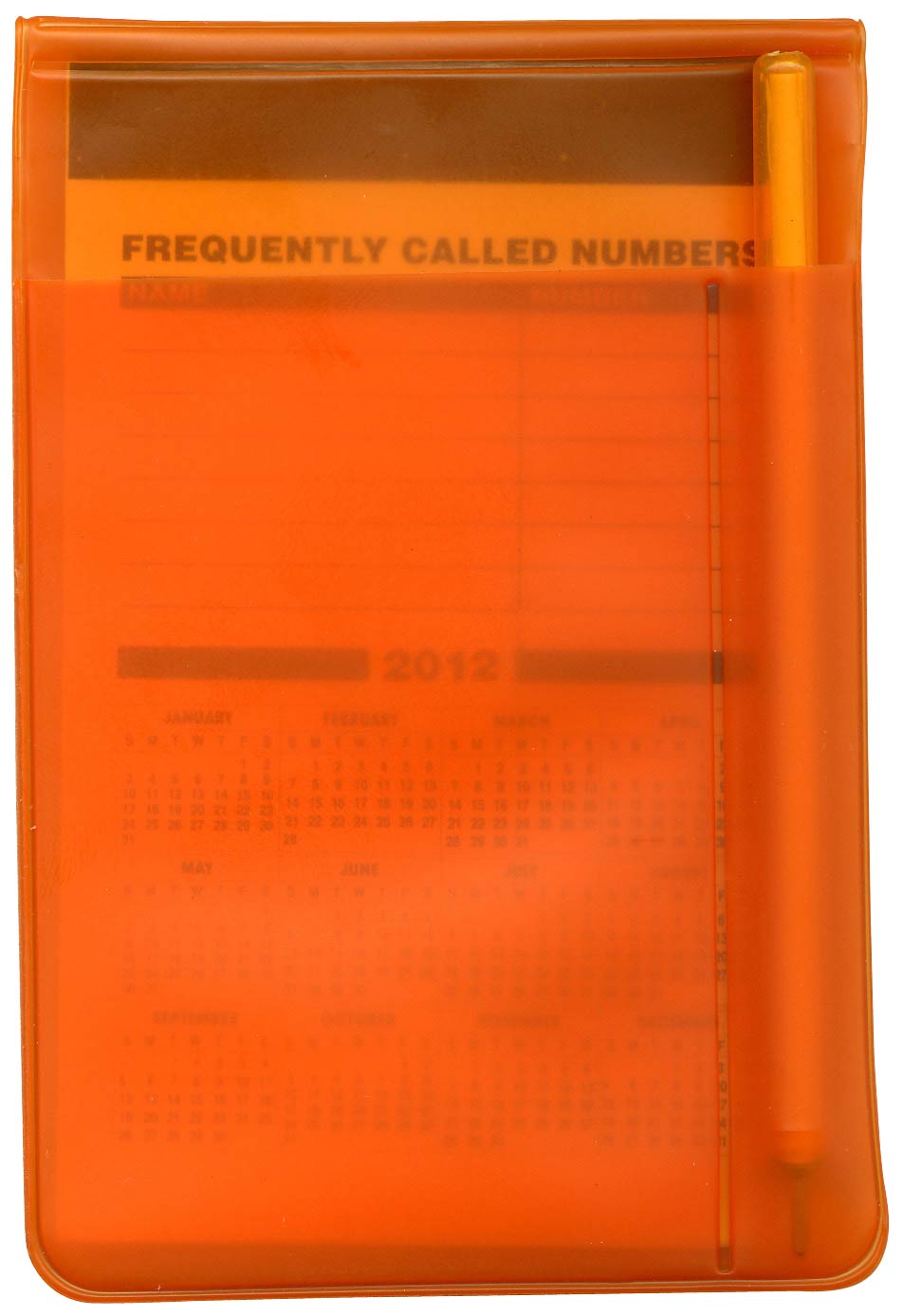 Translucent Memo Book With Clear Pen 11
