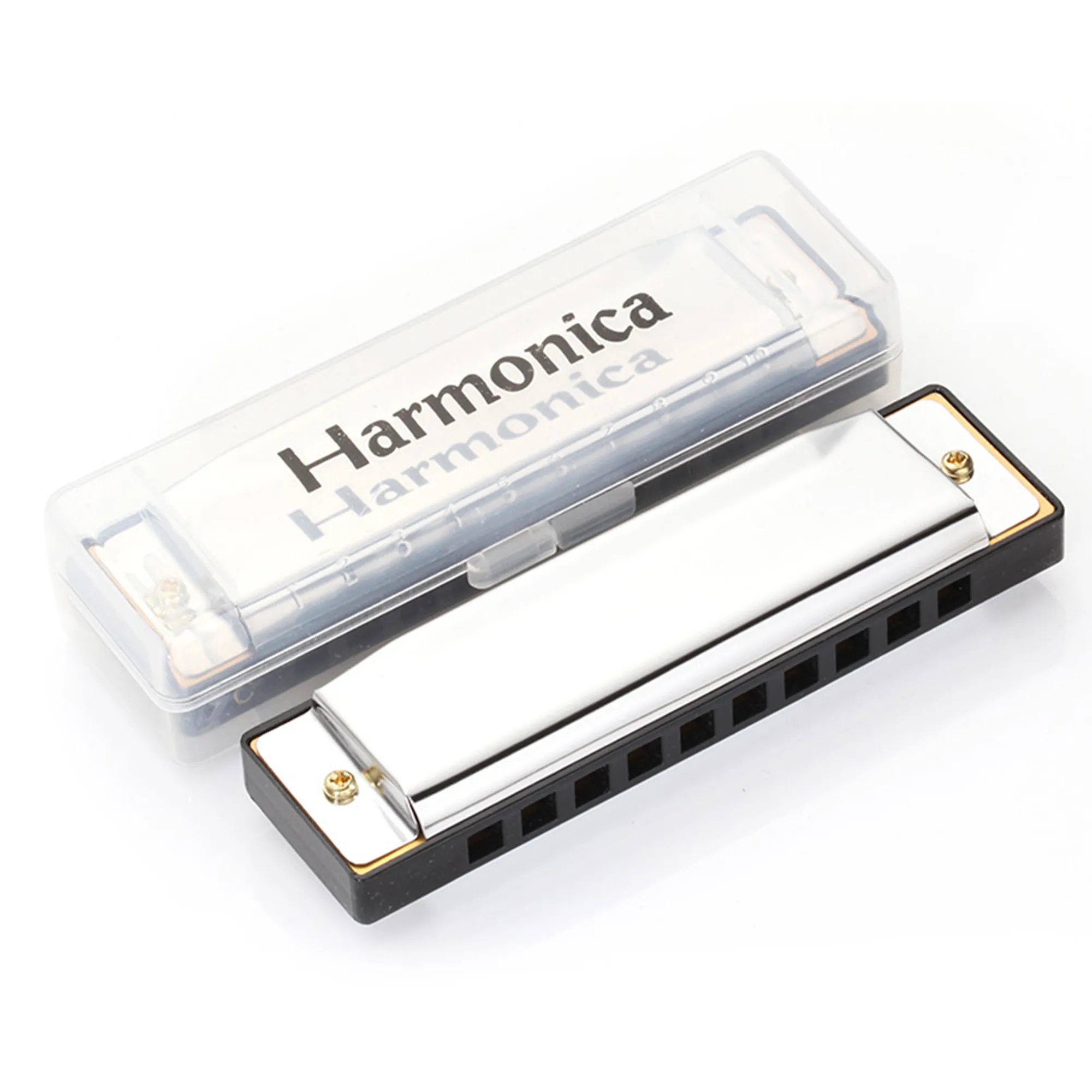 10 Hole C Key Diatonic Blues Harmonica MOQ20pcs 4