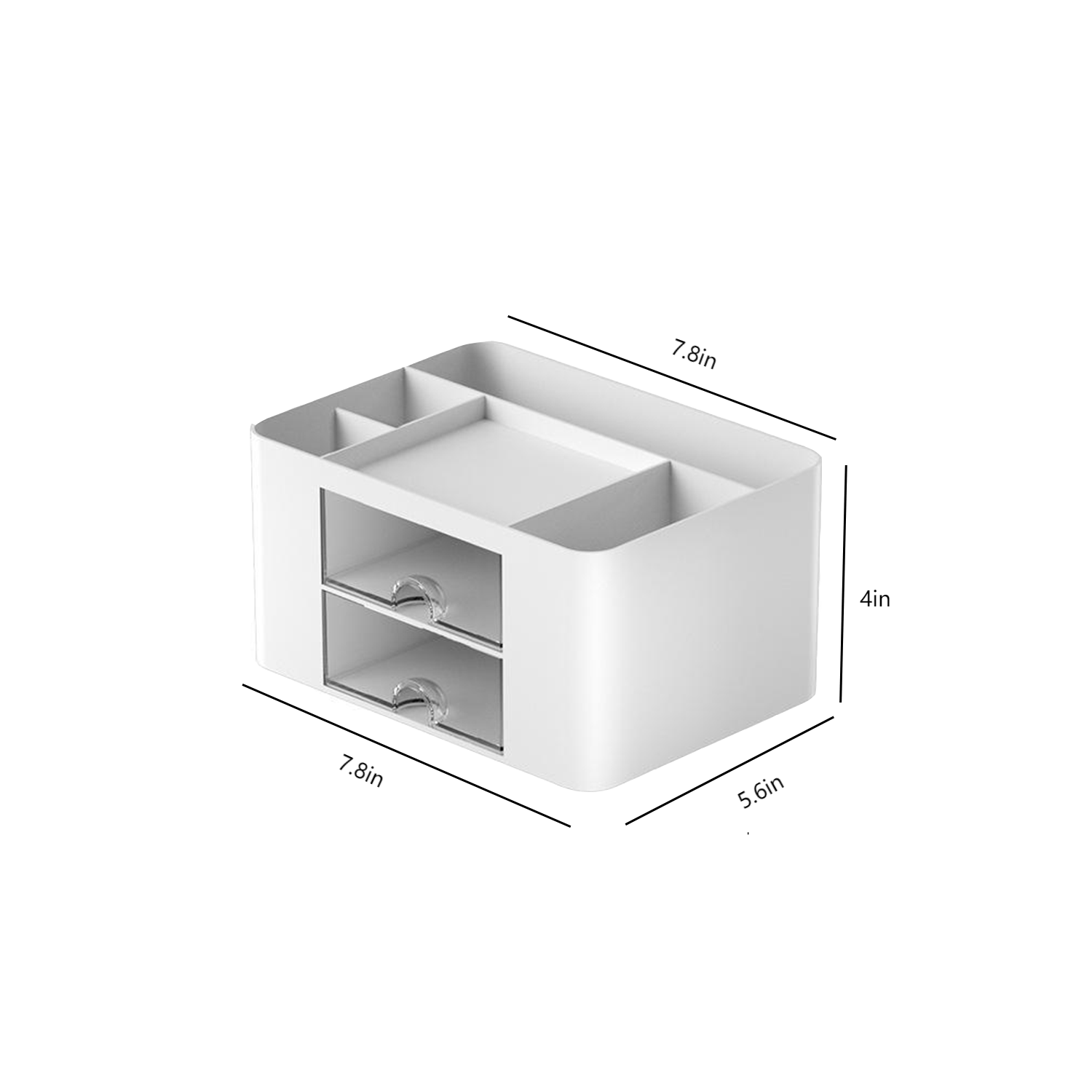 5 Compartments Desktop Storage Stationery Supplies Organizer 1