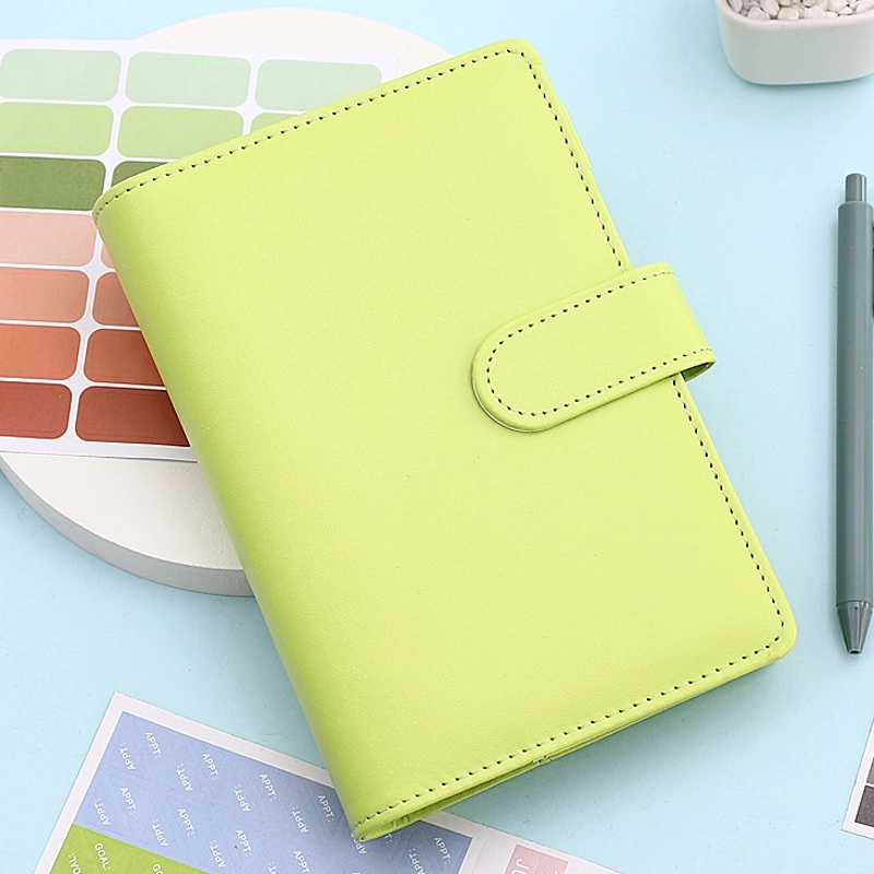 PU Leather A6 Budget Planner Binder Notebook 5
