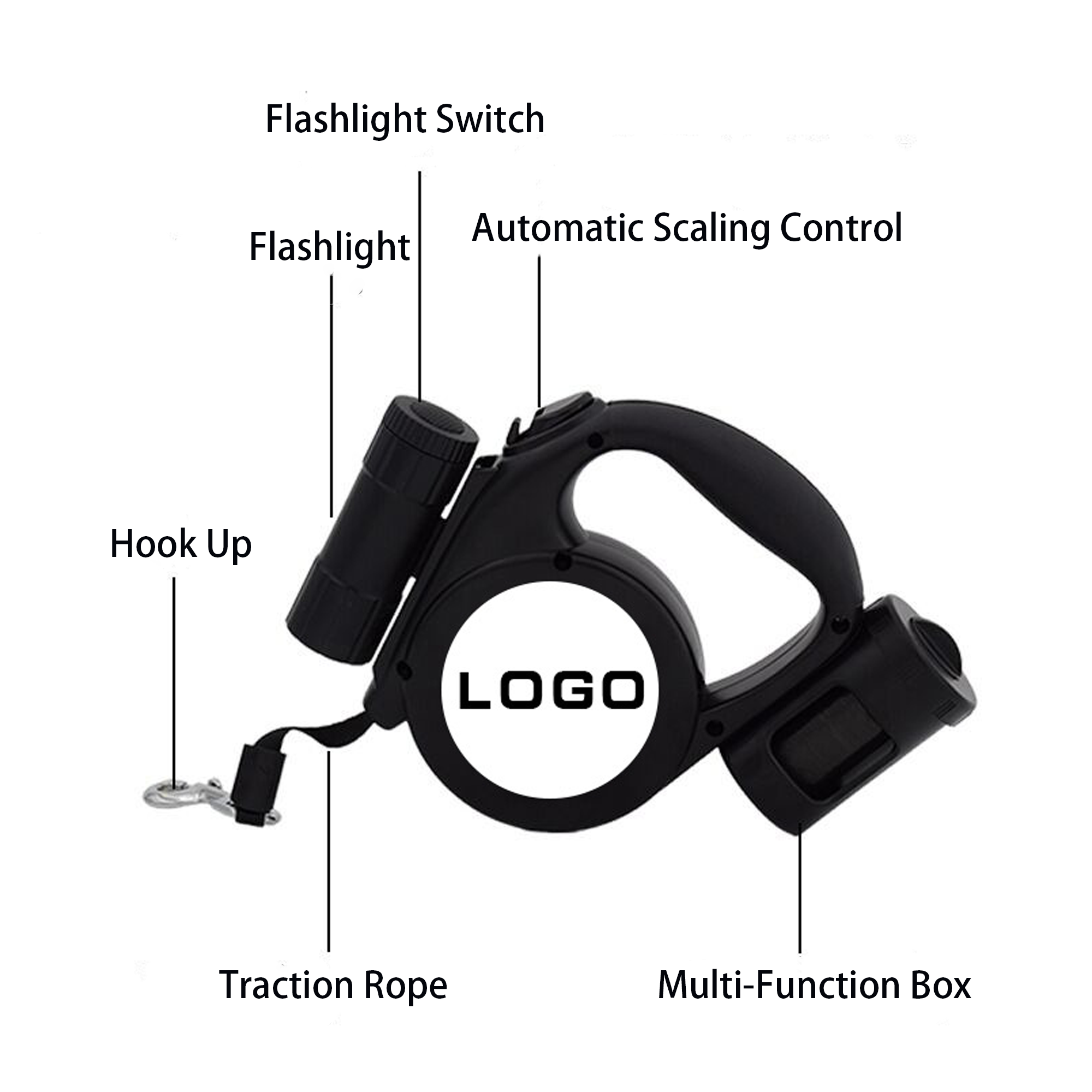MOQ20 Multifunctional Pet Leash 3