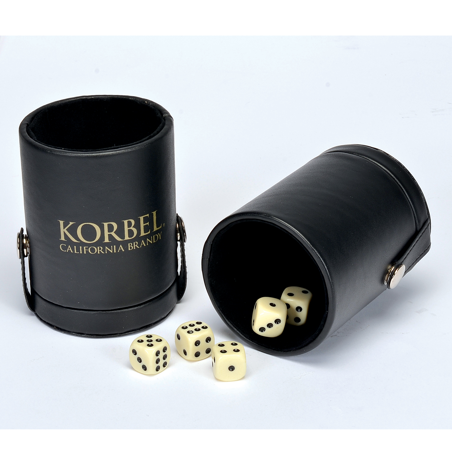 Black Deluxe Dice Cups with Storage (5 Dice) 3