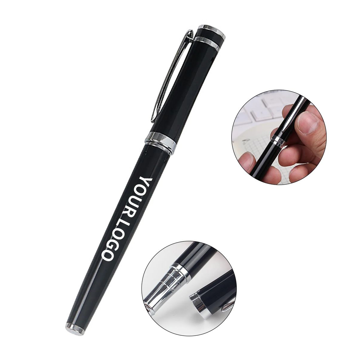 Elegant Business Pen with Polished Metal Finish 1