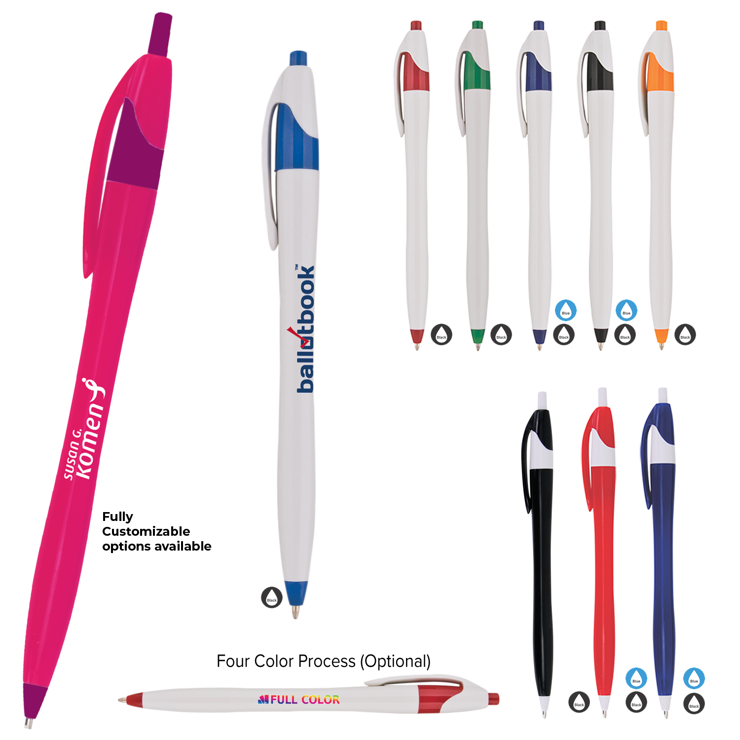 Archer2 Pen with Colored Accents 14