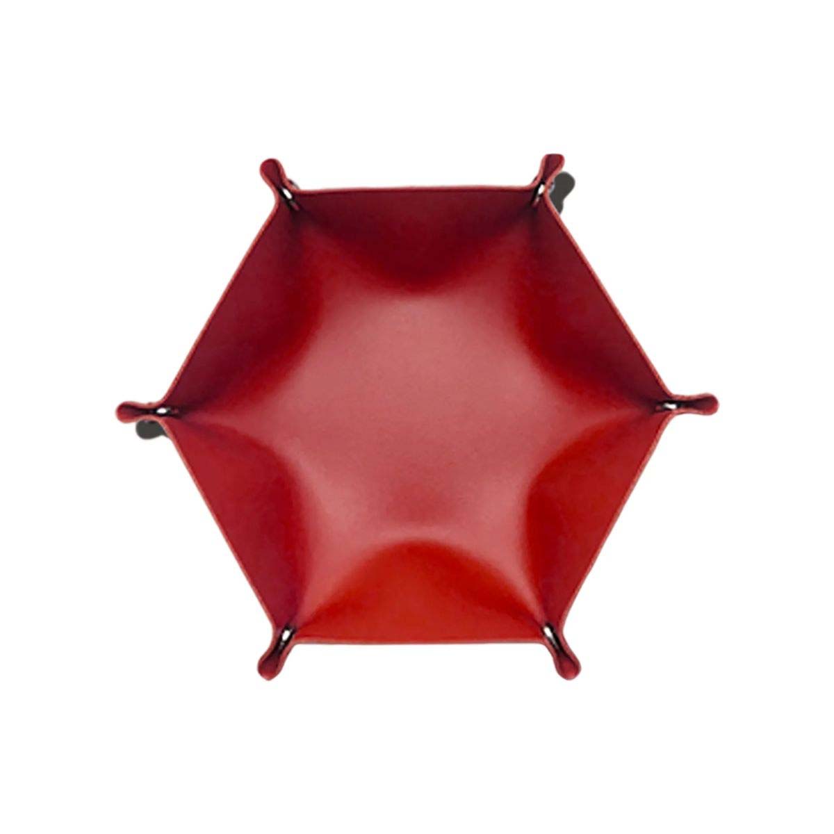 Foldable PU Leather Organizer Box for Desk Use 2