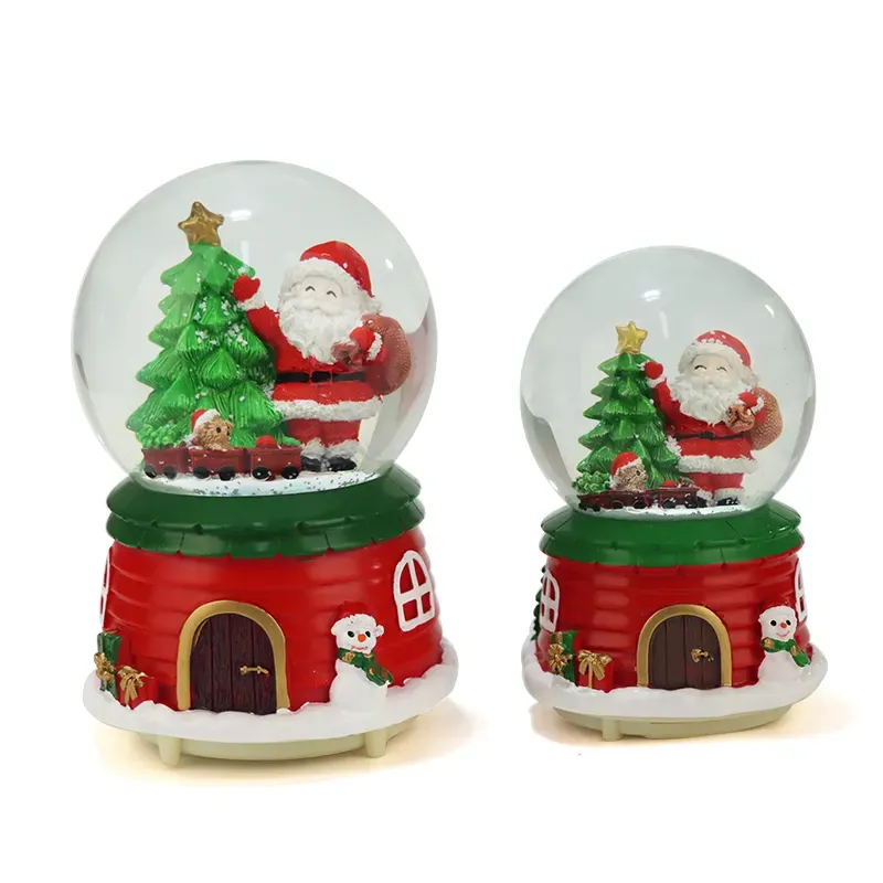 3.15" Christmas Snow Globe with Music Box 8