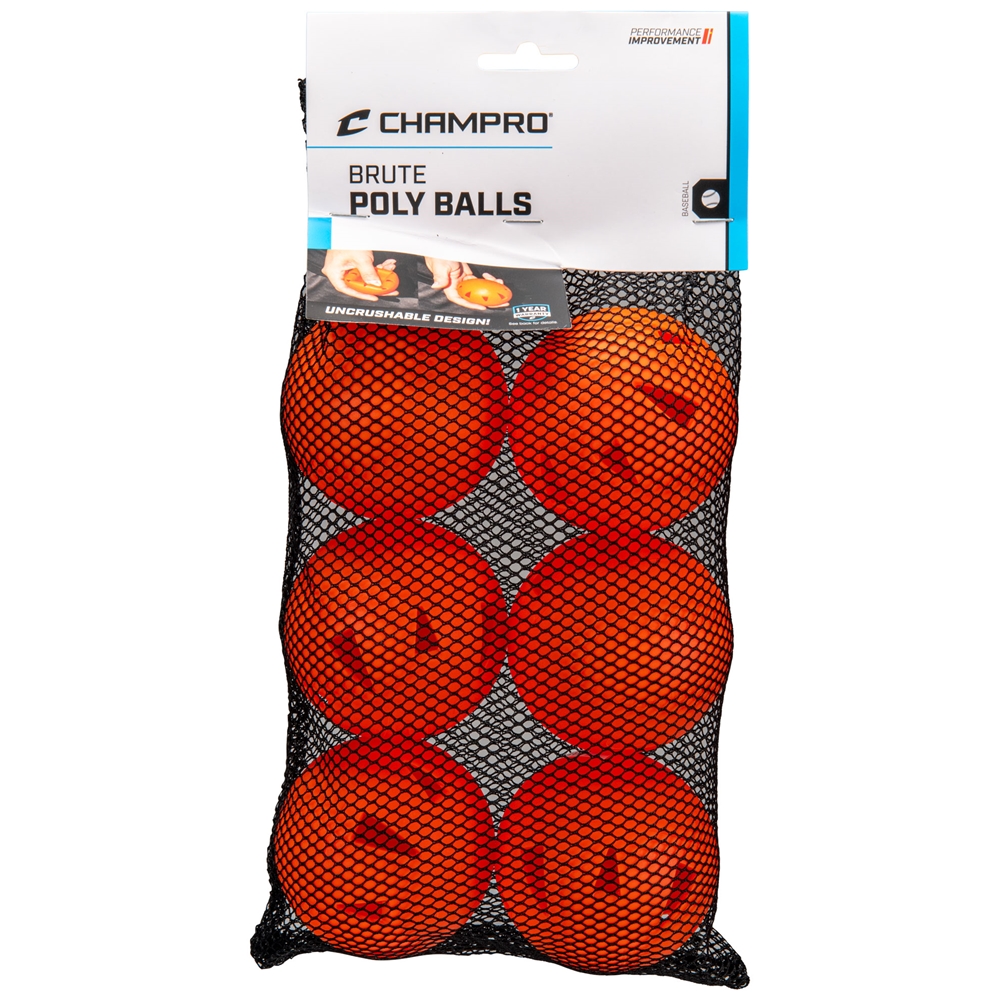 9" Brute Poly Ball - 6 Pack