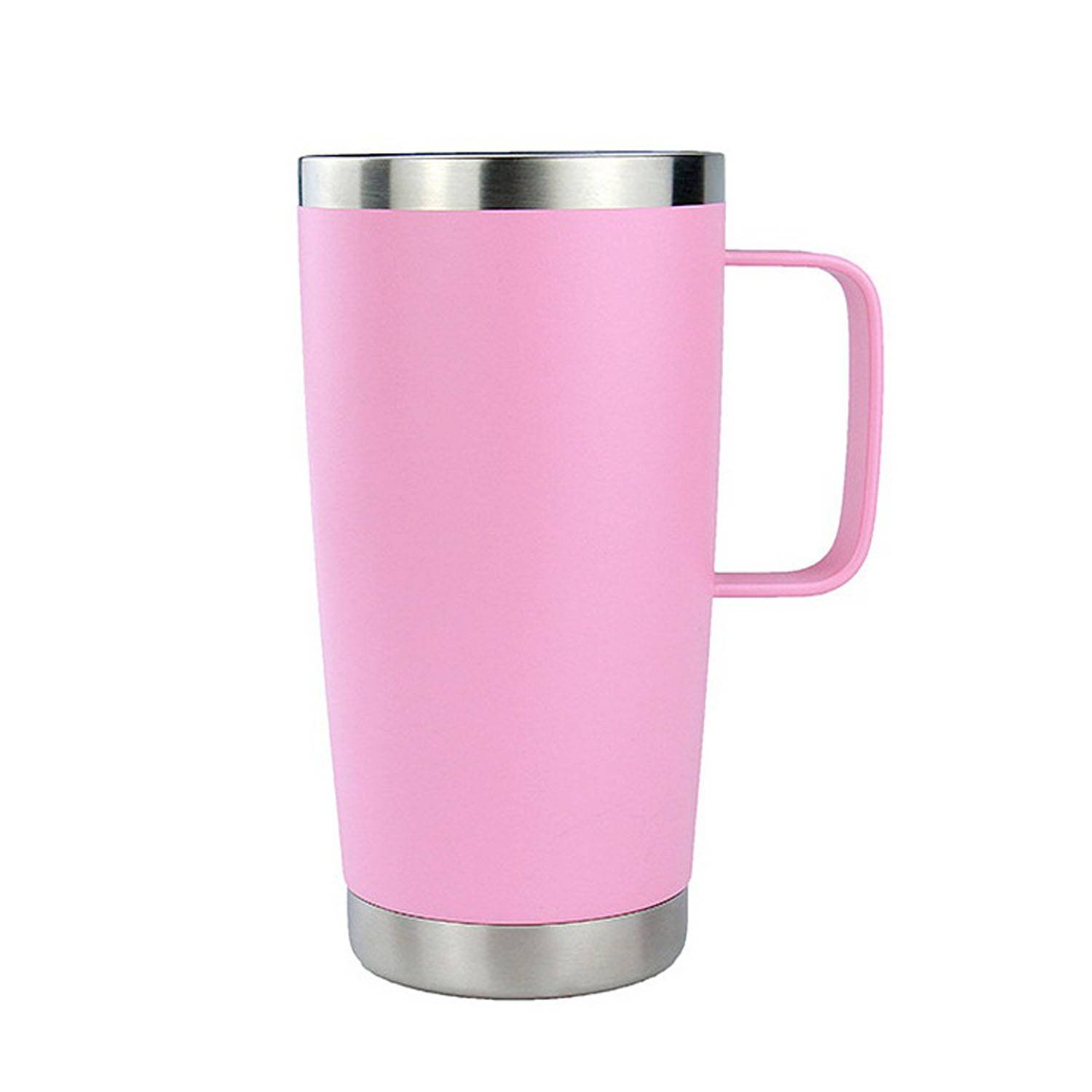 20oz Stainless Steel Insulated Coffee Tumbler w/ Handle 4