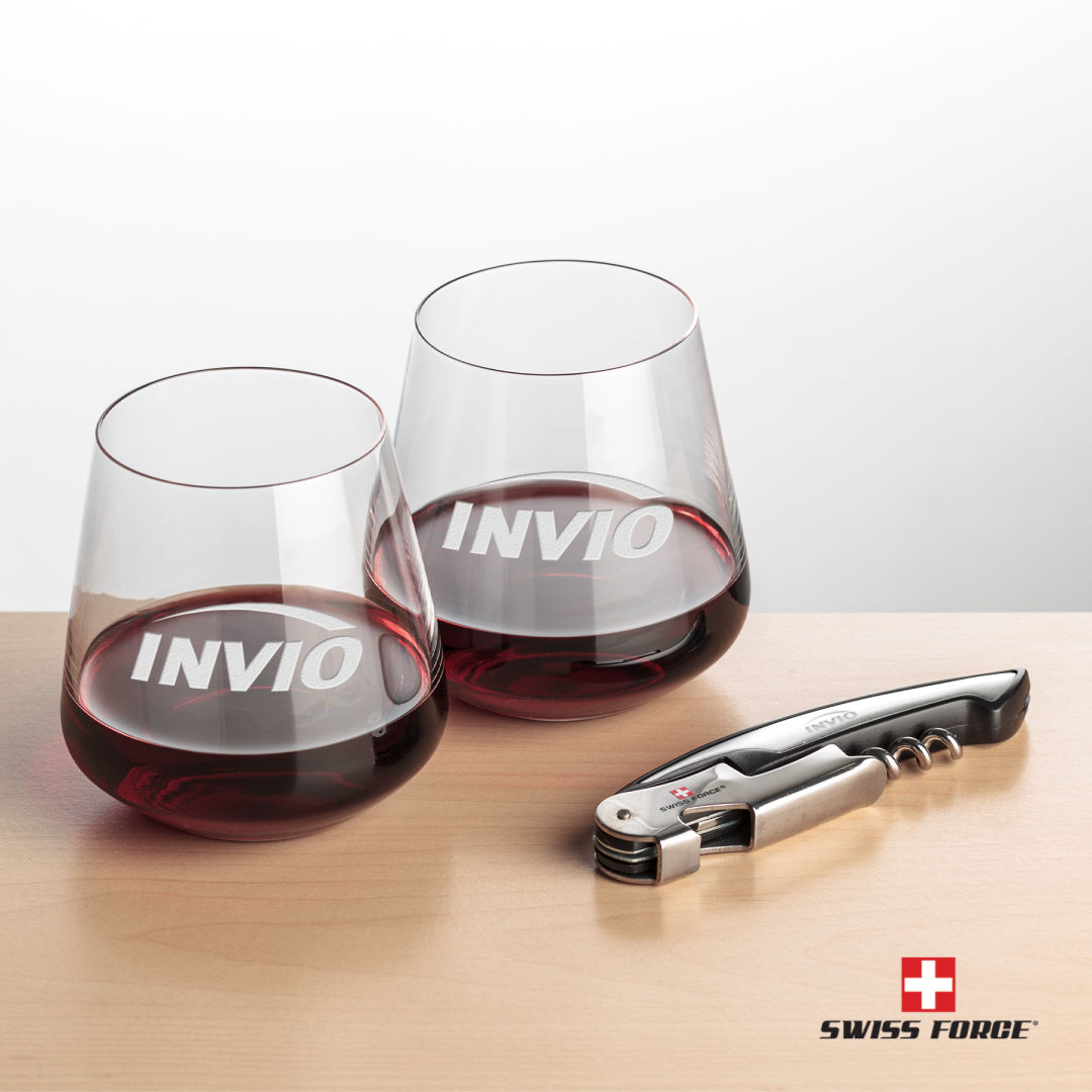 Swiss Force® Opener & Breckland Stemless Wine 2