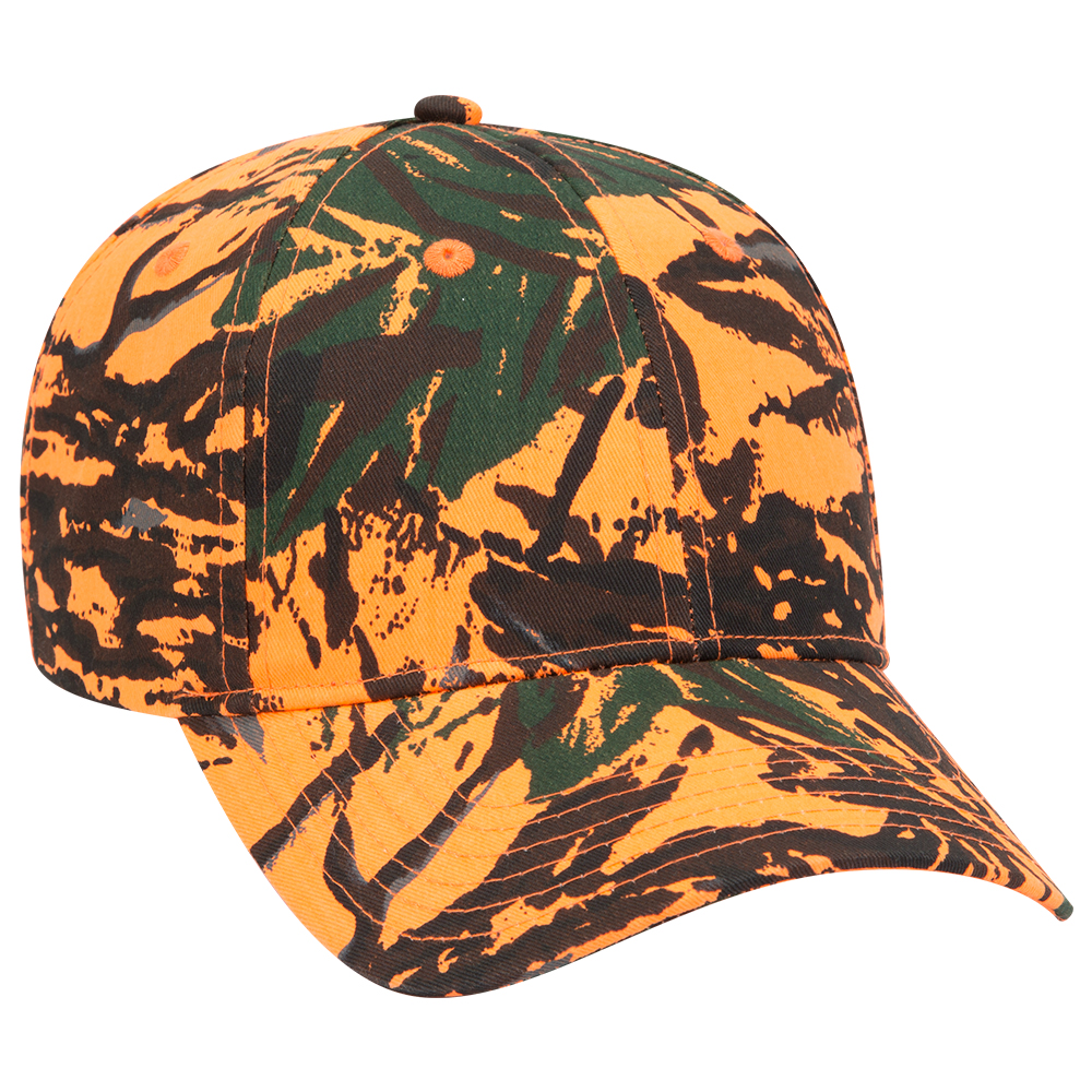 OTTO CAP® Camouflage 6 Panel Low Profile Baseball Cap 22