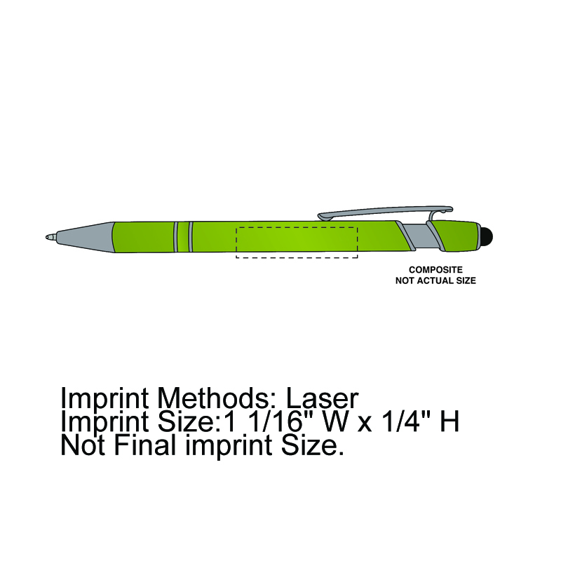 Soft-Touch Pen w/ Stylus 11