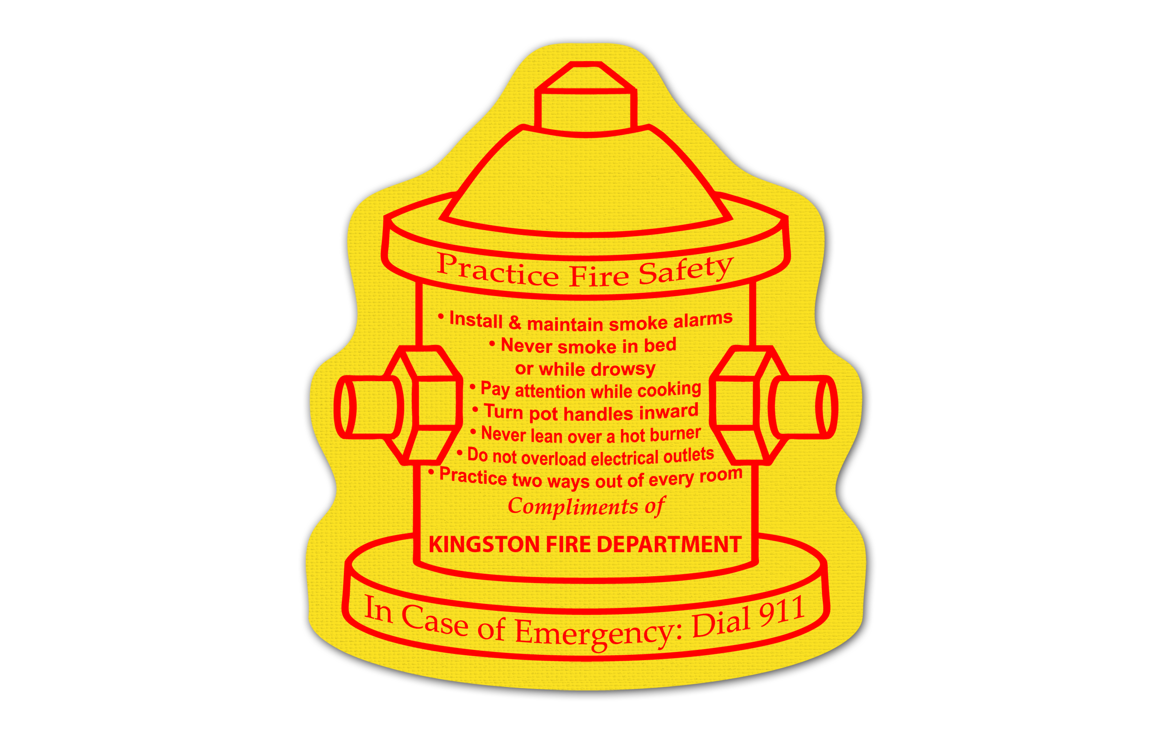 Fire Hydrant Vinyl Jar Opener 46