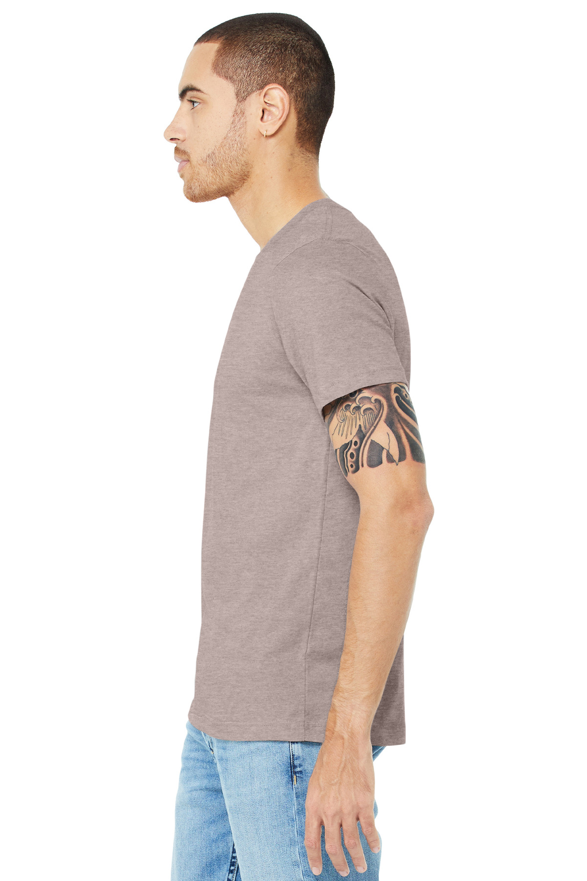 BELLA+CANVAS Unisex Heather CVC Short Sleeve Tee. BC3001CVC 188